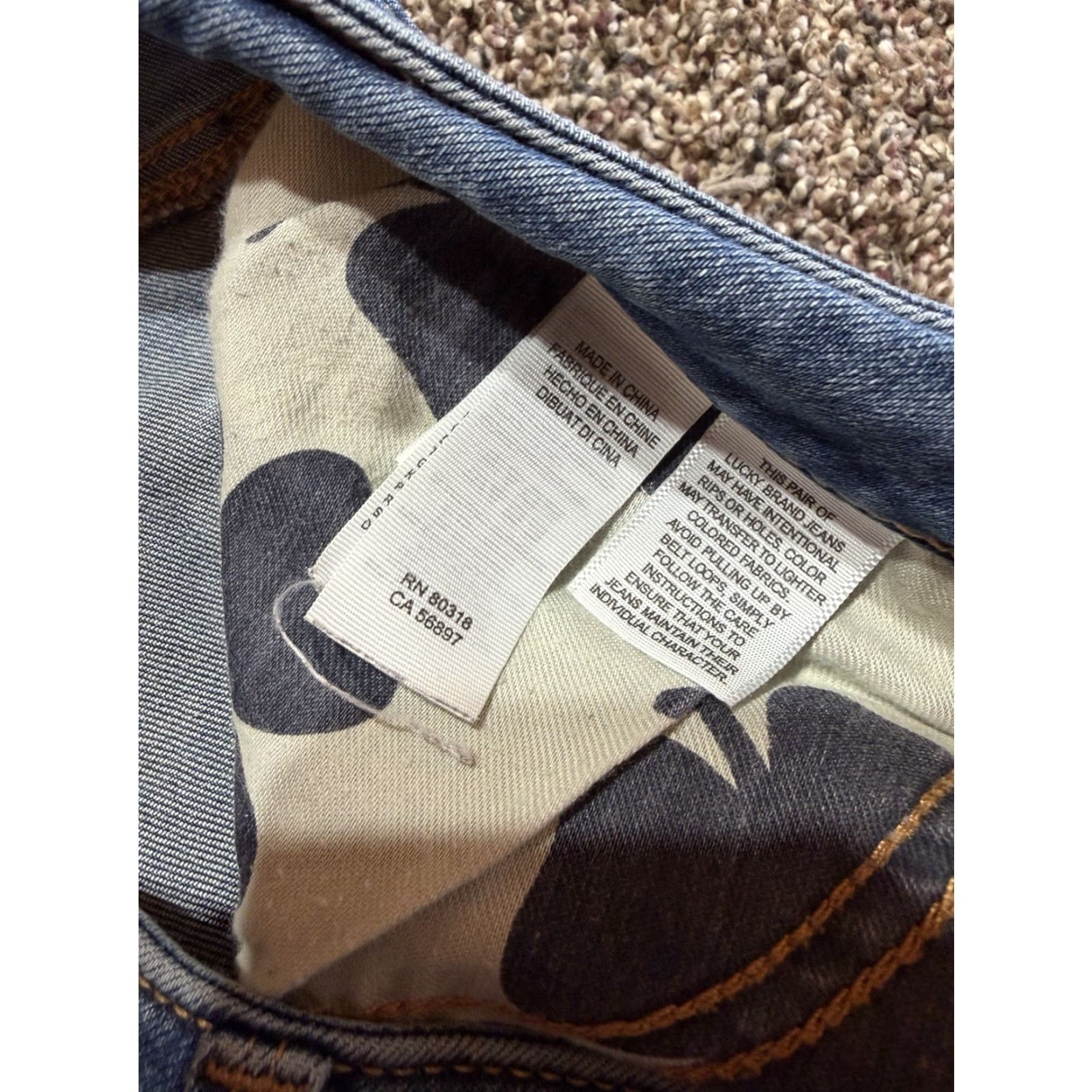 Lucky Brand Lucky Brand Lolita Skinny Jeans Women Size 8 Blue Denim Stretch 5-Pocket Inseam 31"} Size 30" / US 8 / IT 44 - 7 Thumbnail