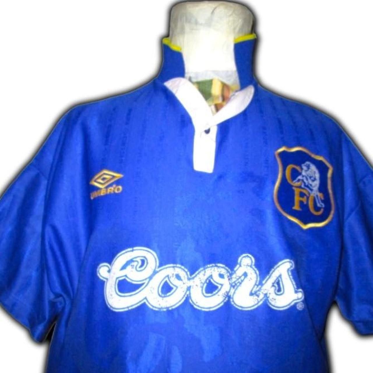 Umbro Fc Chelsea 1995 1996 1997 Home shirt jersey trikot Maglia Size US L / EU 52-54 / 3 - 1 Thumbnail