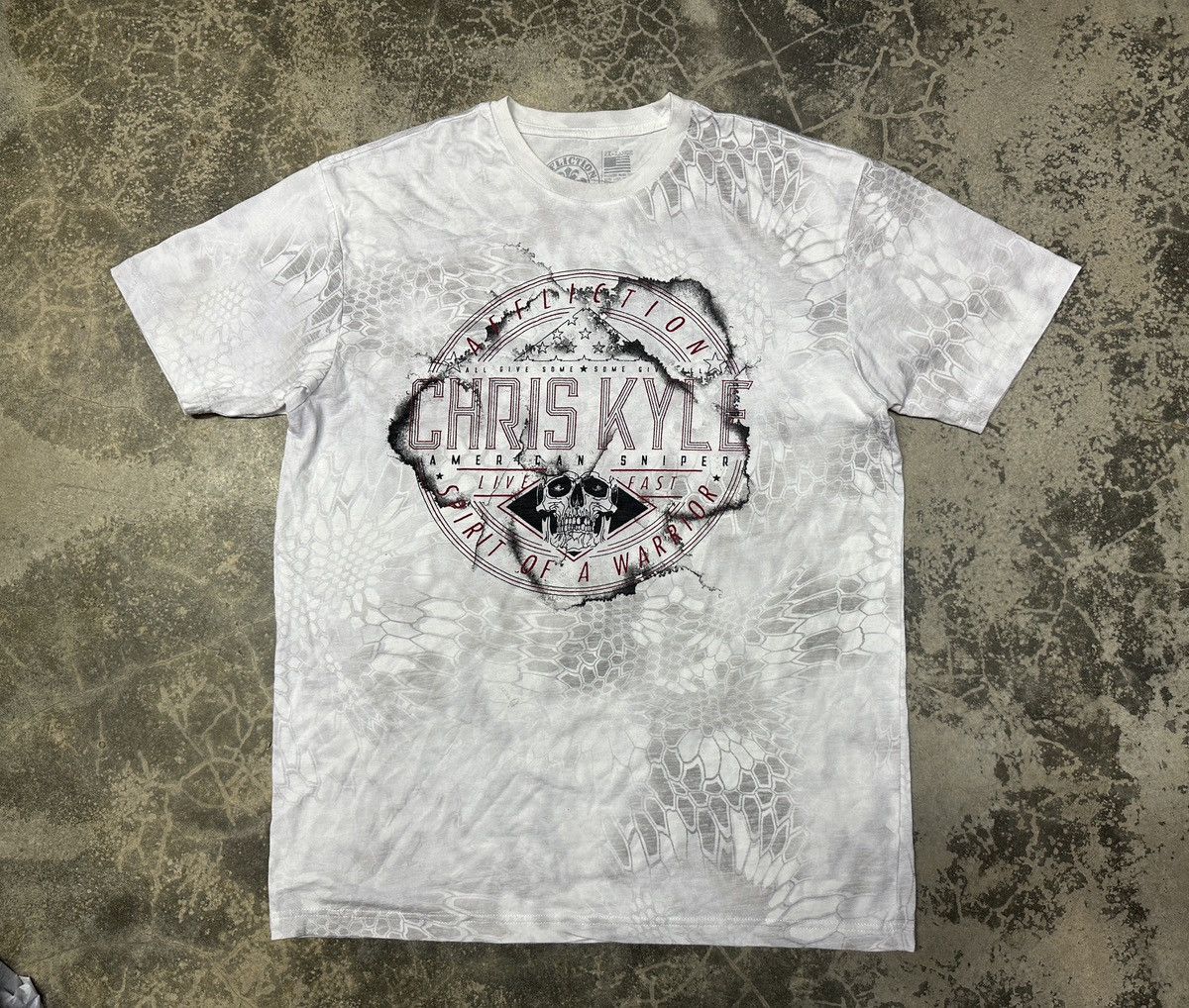 Tapout Rare 🔥 Affliction Chris Kyle tshirt Size US XL / EU 56 / 4 - 1 Thumbnail