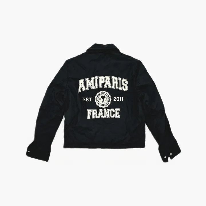 AMI Ami Paris Black Long Sleeve Jacket -2507 Size US S / EU 44-46 / 1 - 2 Thumbnail