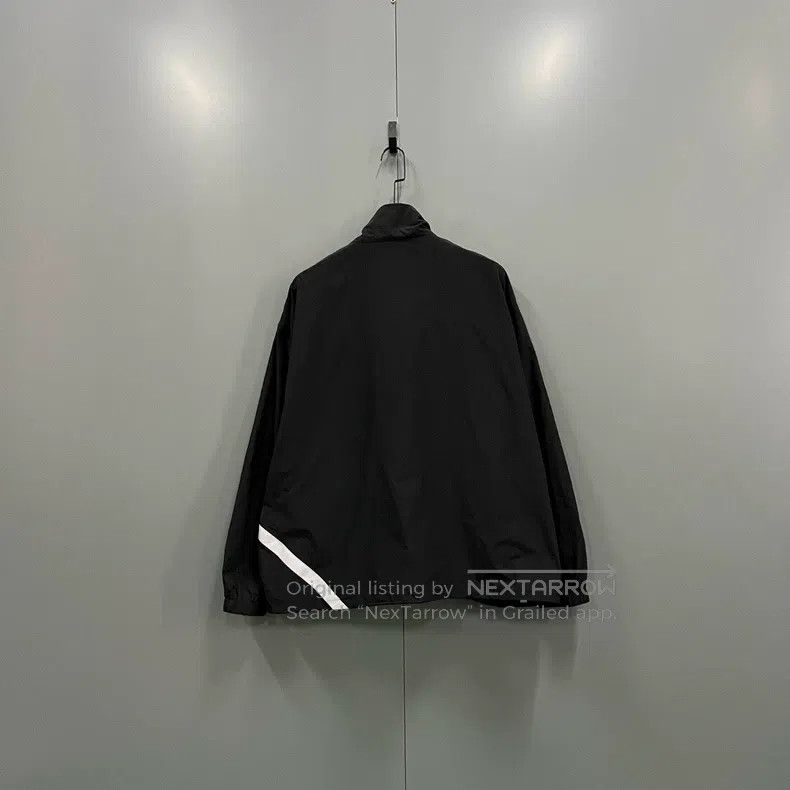 Acne Studios Acne Studios Black Striped Logo Zip Up Jacket Size US M / EU 48-50 / 2 - 2 Thumbnail