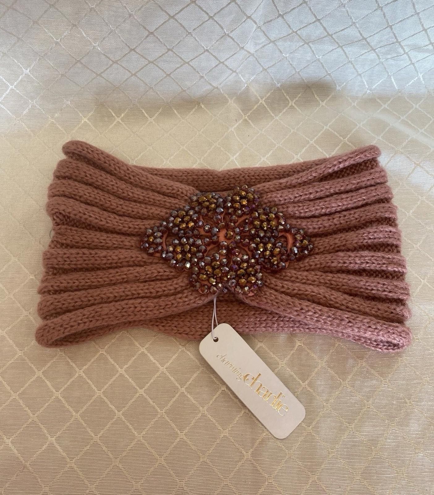 Other Charming Charlie Head Warmer Women's Knit With Gemstones Size ONE SIZE - 1 Thumbnail