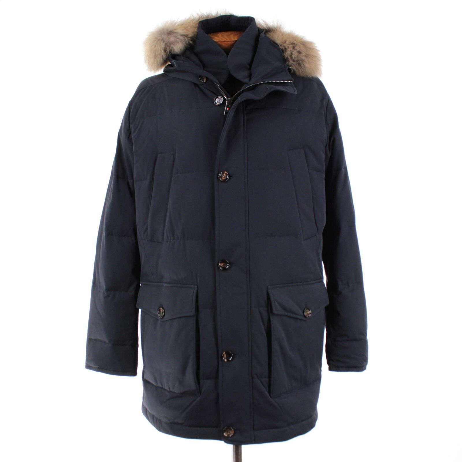 Kiton Kiton Jacket Size XL US In Blue Polyamide Blend Size US XL / EU 56 / 4 - 1 Thumbnail