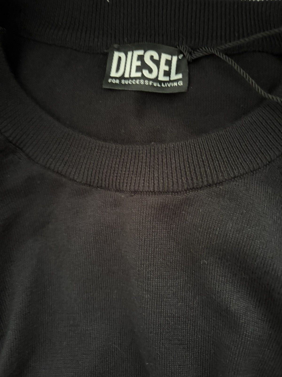 Diesel Diesel Black Crewneck Sweater – New with Tags Size US L / EU 52-54 / 3 - 5 Thumbnail