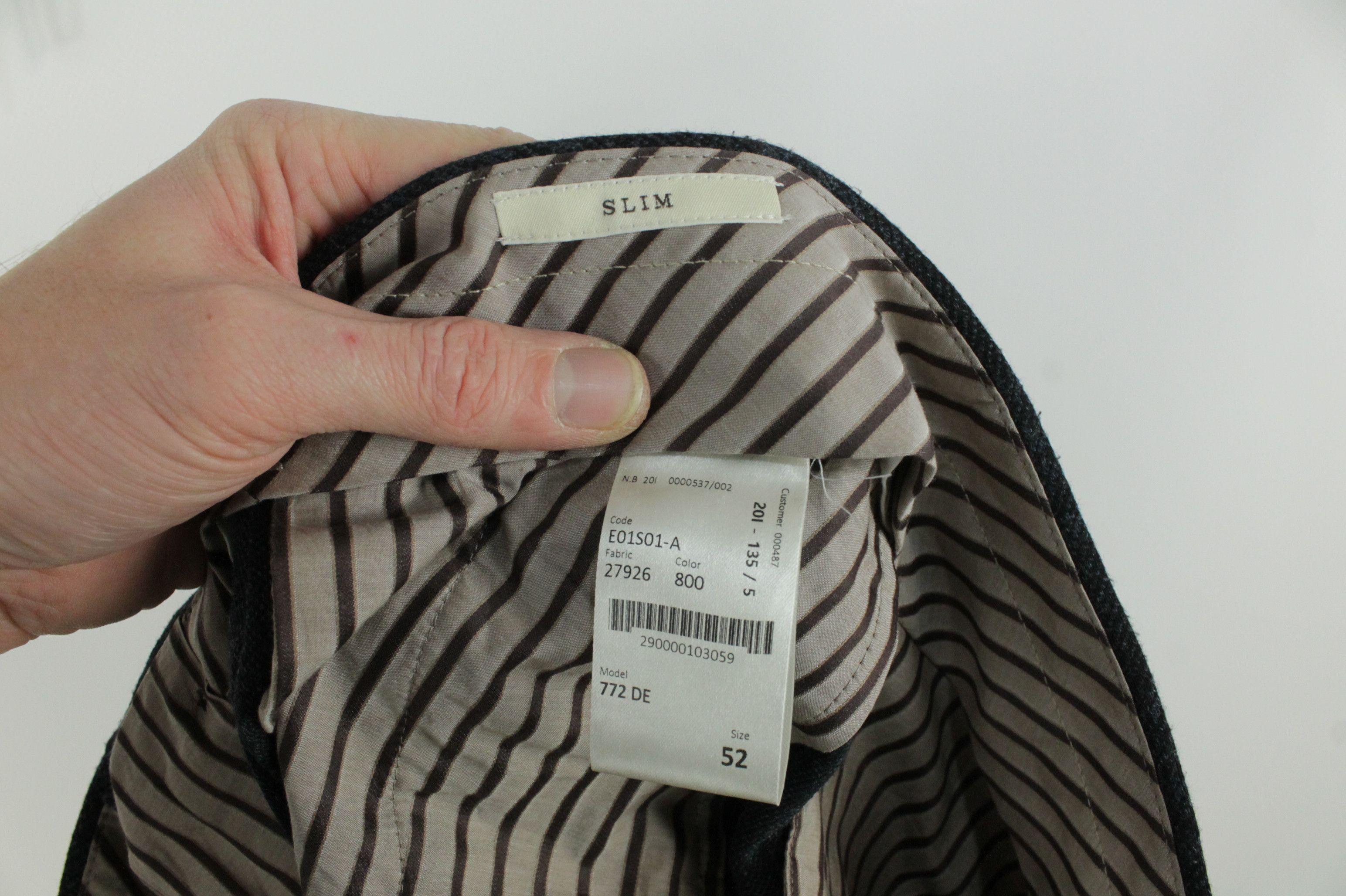 Other GTA IL Pantalone 772 Checked Flannel Slim Fit Trousers Pants Size US 36 / EU 52 - 6 Thumbnail
