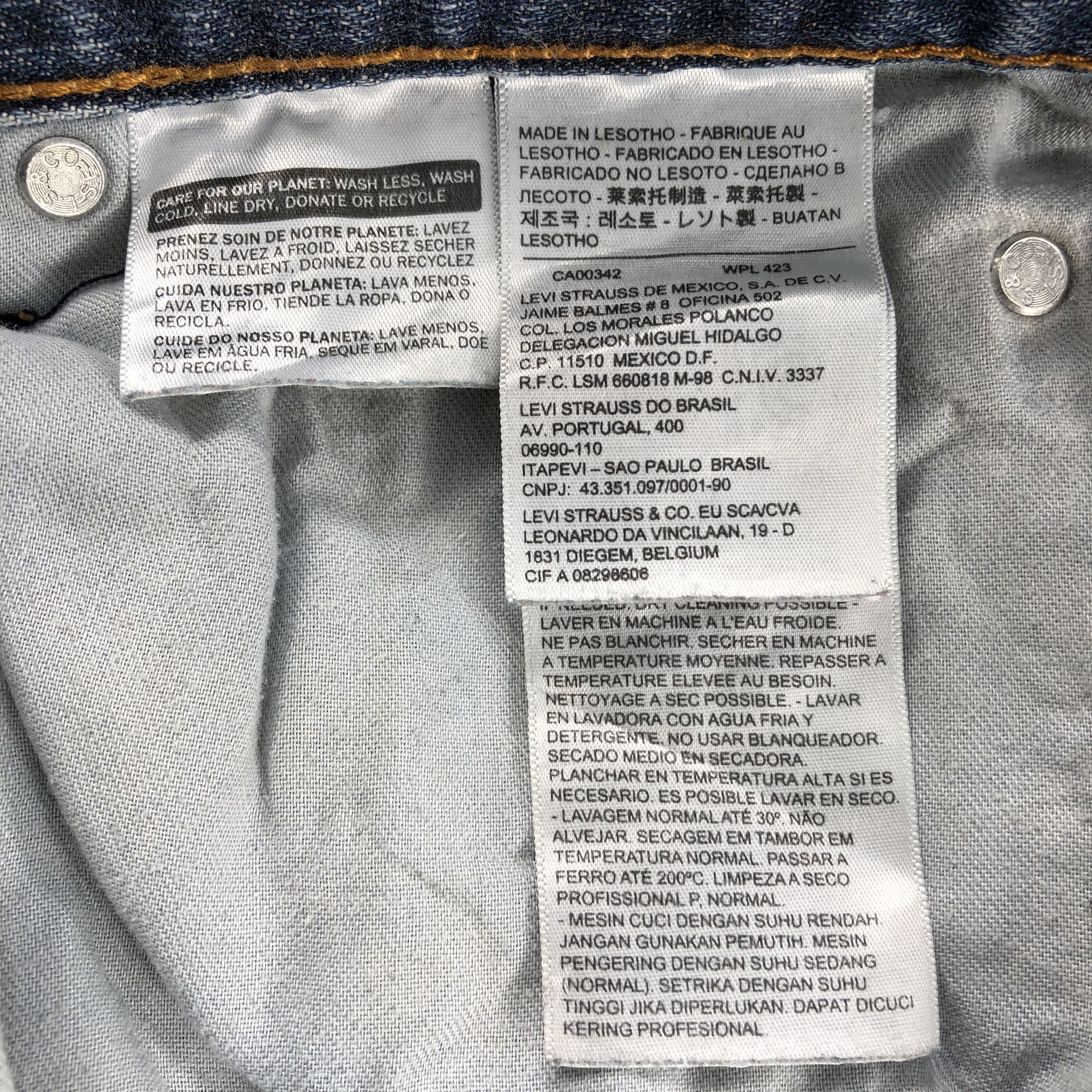 Levi's × Vintage Vintage Distress Levis 559 Jeans-JM1324 Size US 35 - 10 Thumbnail