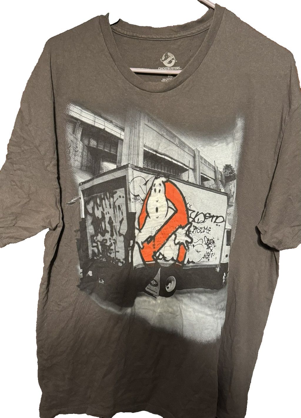 The Unbranded Brand Ghostbusters Movie Logo T-Shirt Men's Size XL Gray Size US XL / EU 56 / 4 - 1 Thumbnail