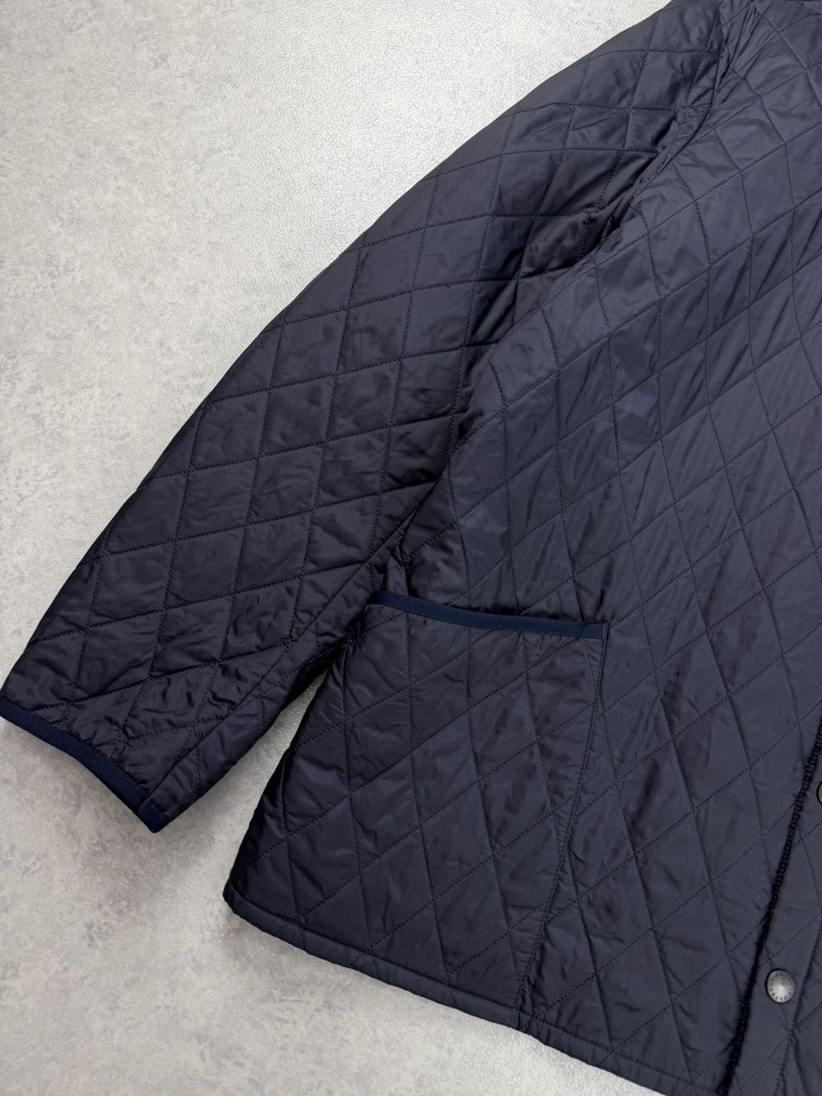 Barbour Barbour Lightweight Liddesdale Quilted Jacket Navy XXL Size US XXL / EU 58 / 5 - 3 Thumbnail