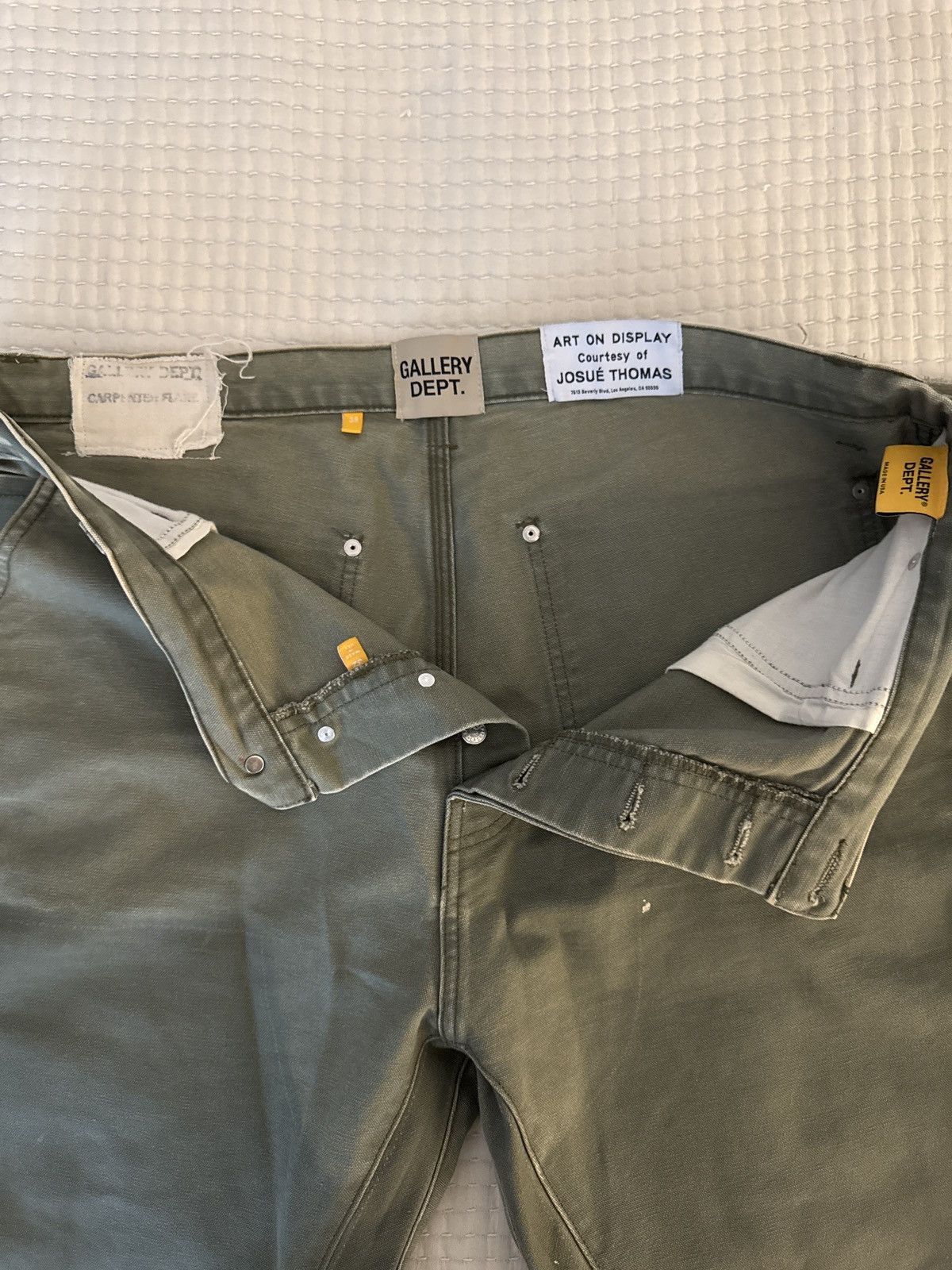 Gallery Dept. Gallery Dept. Carpenter Flare Moto Pants Size US 38 / EU 54 - 3 Thumbnail