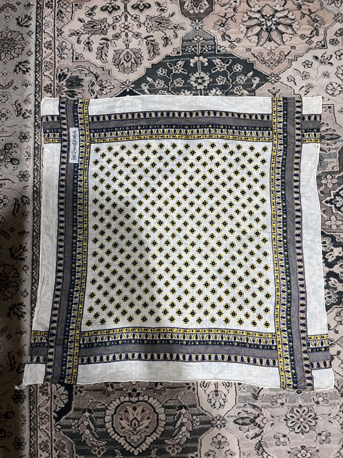 Saint Laurent Paris Vintage 1990’s Yves Saint Laurent Monogram Towel Size ONE SIZE - 6 Thumbnail