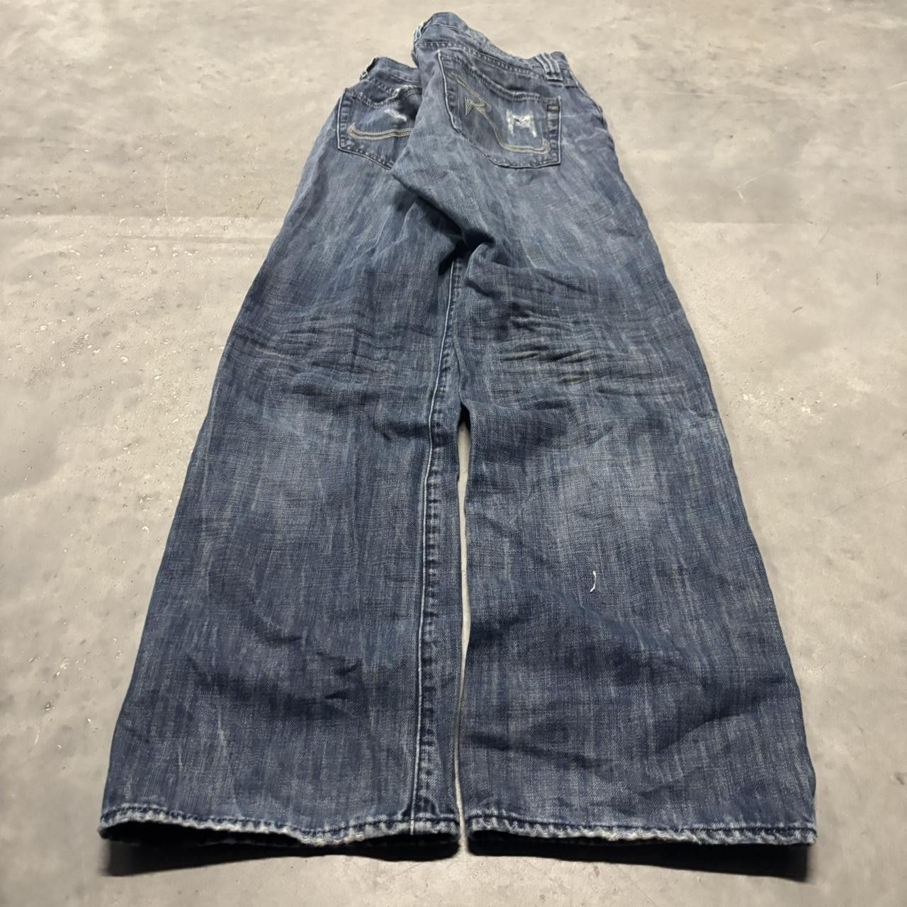 Japanese Brand × Vintage Crazy Vintage Y2K/2000s Grunge Dark Wash Rock & Republic Mall Goth Denim Jeans! Size US 29 - 4 Thumbnail