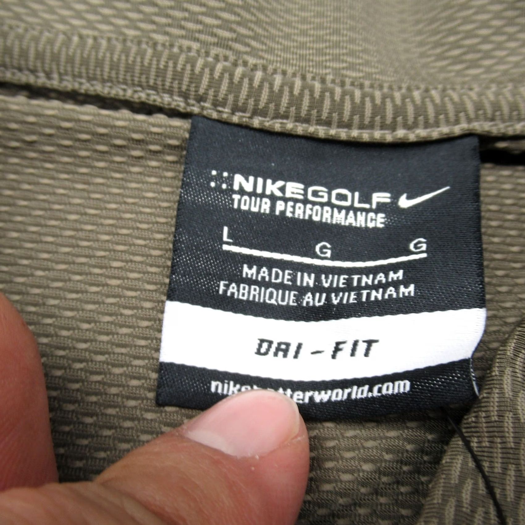 Nike Nike Golf Polo Shirt Mens Large Green Dri-FIT Logo NEW Polo Short Sleeve Casual Performance Golf Men Size US L / EU 52-54 / 3 - 5 Thumbnail