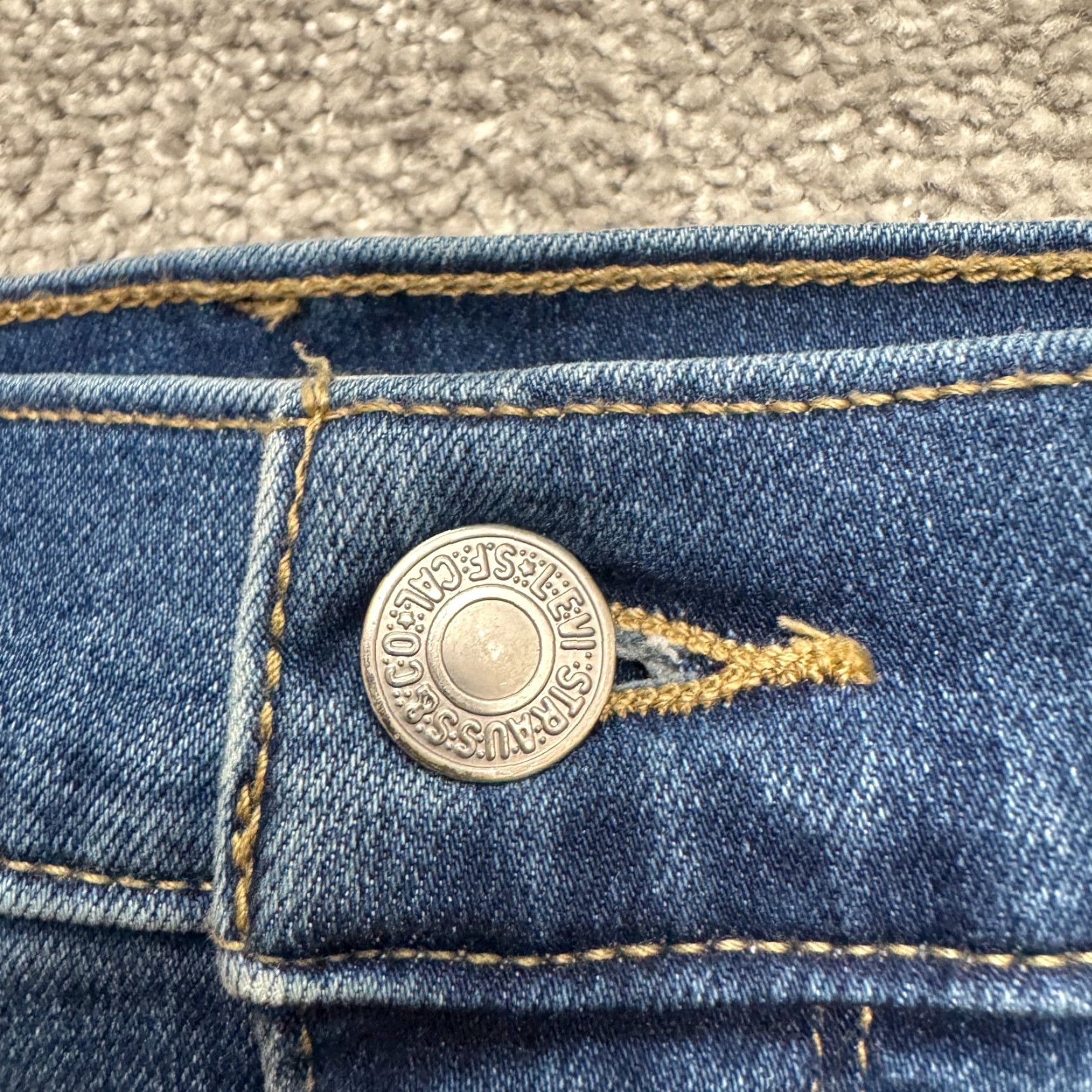 Levi's Levi's 311 Shaping Skinny Denim Jeans Womens 34x32 Blue Mid Rise Stretch NWOT Size 24" / US 00 / IT 34 - 4 Thumbnail