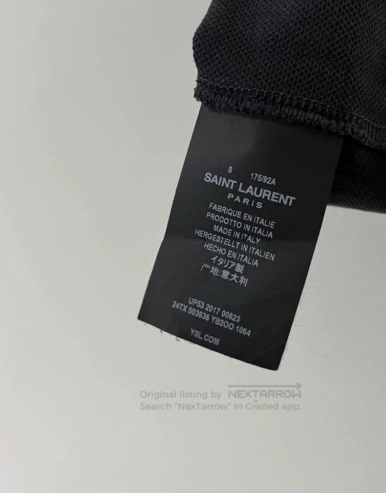Saint Laurent Paris Saint Laurent Paris Men's Short Sleeve Polo. Size US S / EU 44-46 / 1 - 6 Thumbnail