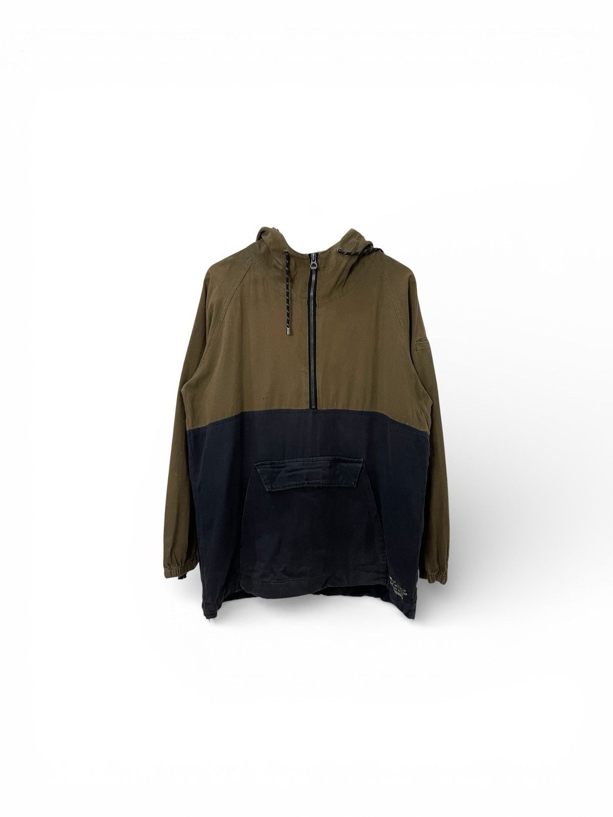 Vintage D Grow Half Zipper Workers Jacket