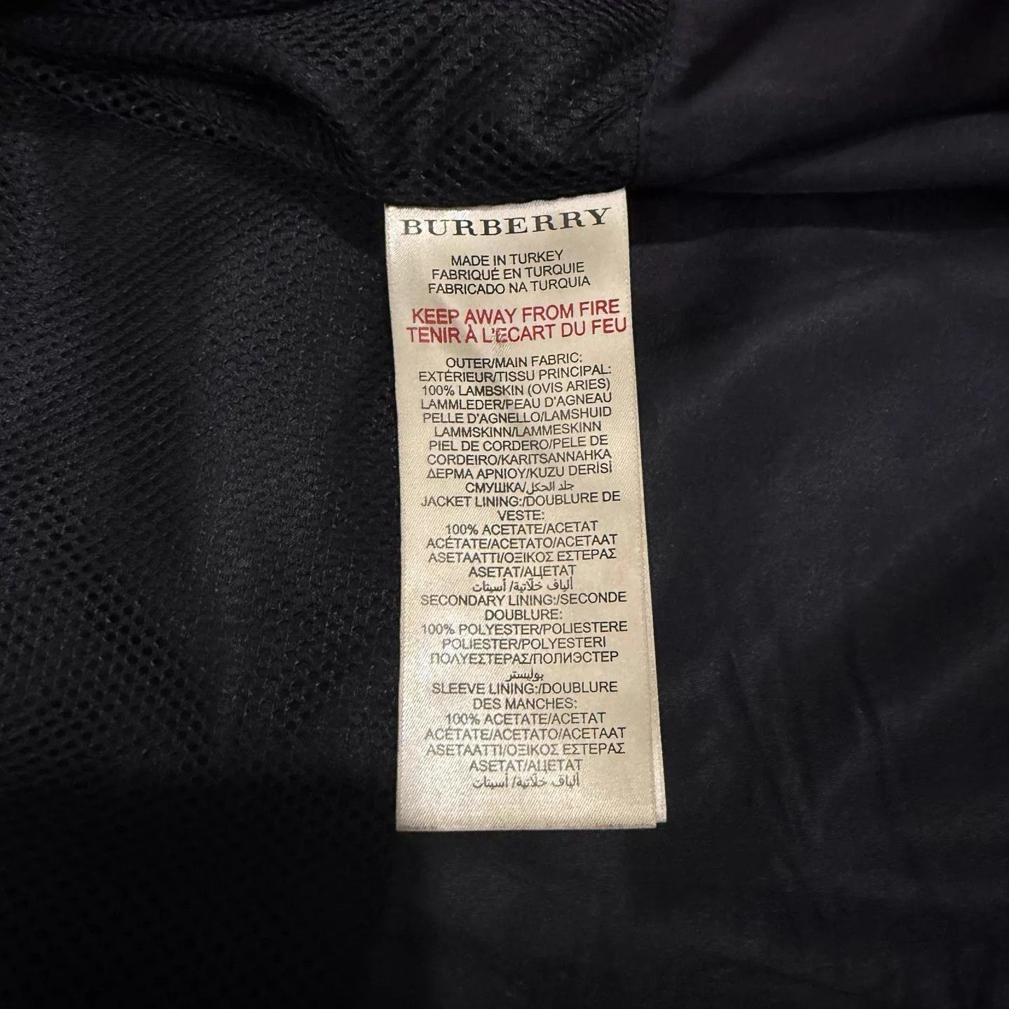 Burberry Burberry Black Leather Jacket S 95 New Size US S / EU 44-46 / 1 - 4 Thumbnail