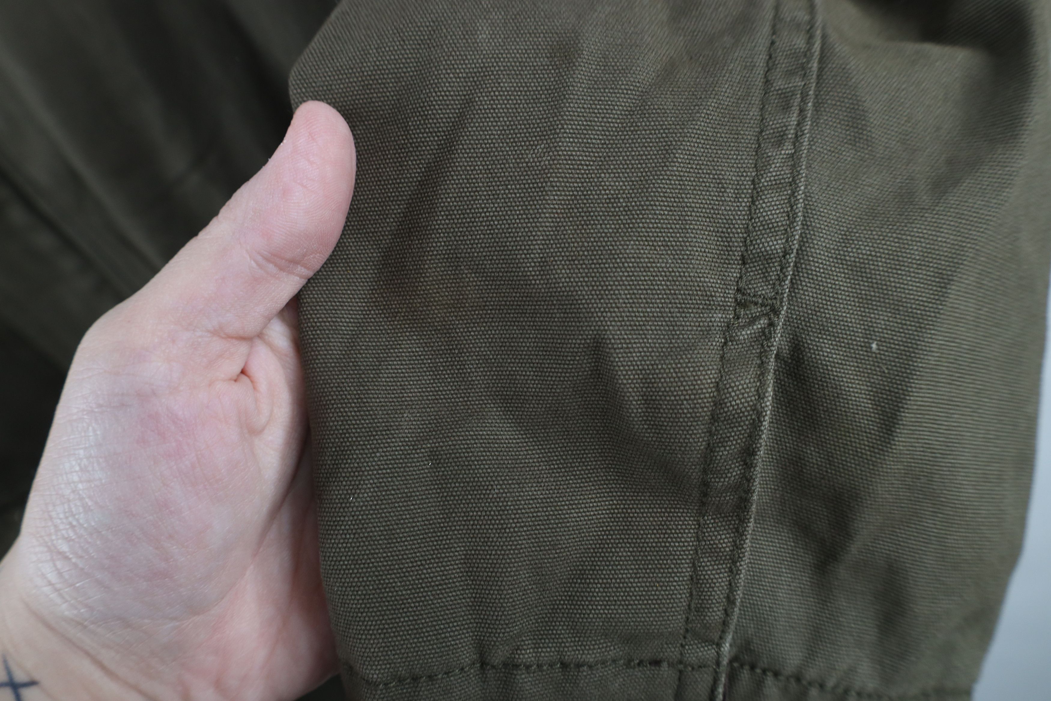 Orvis × Vintage Vintage Orvis Lined Canvas Chore Barn Jacket Olive Green Size US XL / EU 56 / 4 - 5 Thumbnail