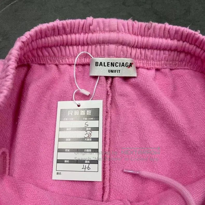 Balenciaga Balenciaga Pink BB Embroidery Logo Shorts. Size US 26 / EU 42 - 3 Thumbnail