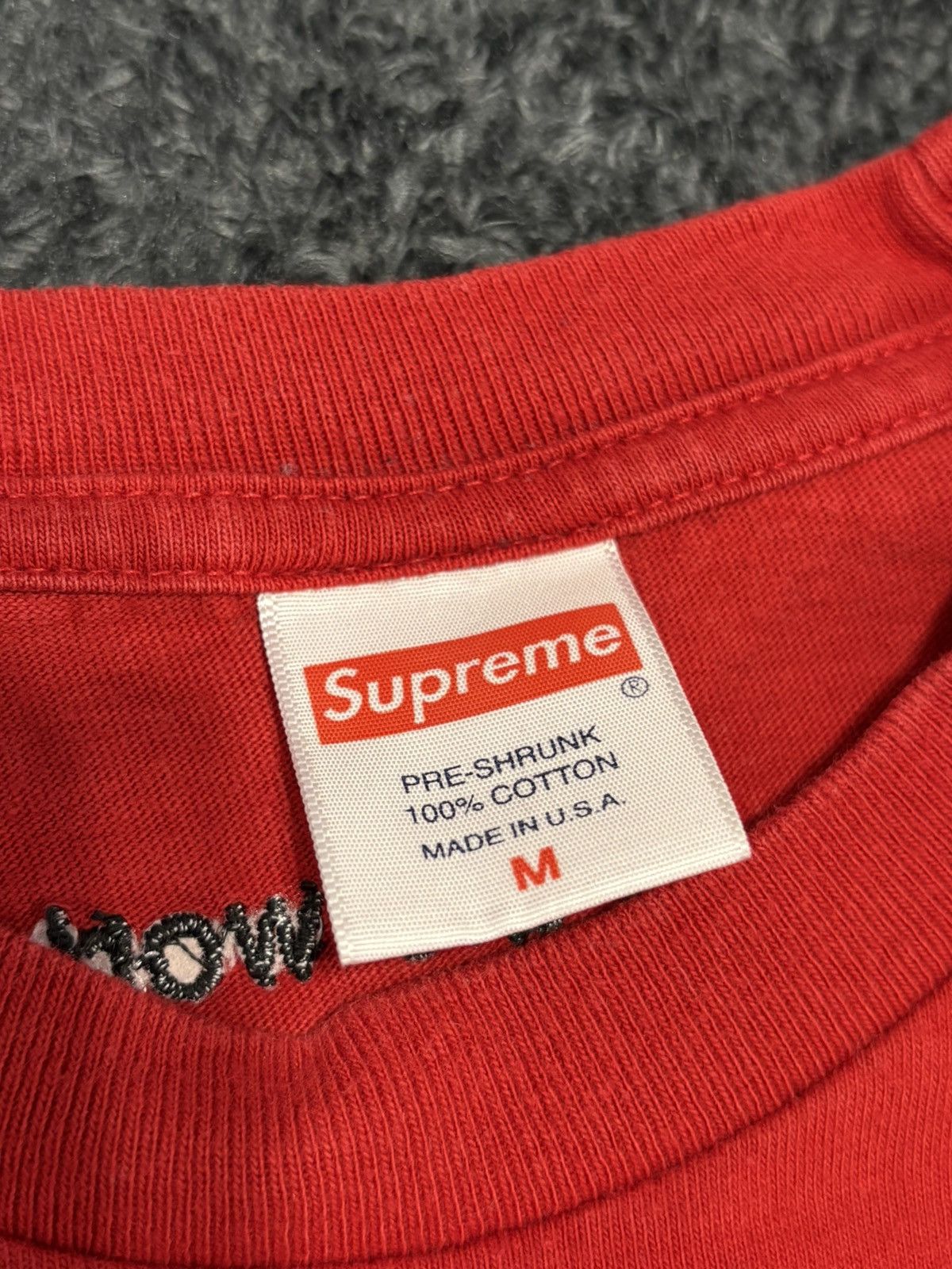 Supreme Supreme Fuck The World Red Tee Size US M / EU 48-50 / 2 - 5 Thumbnail
