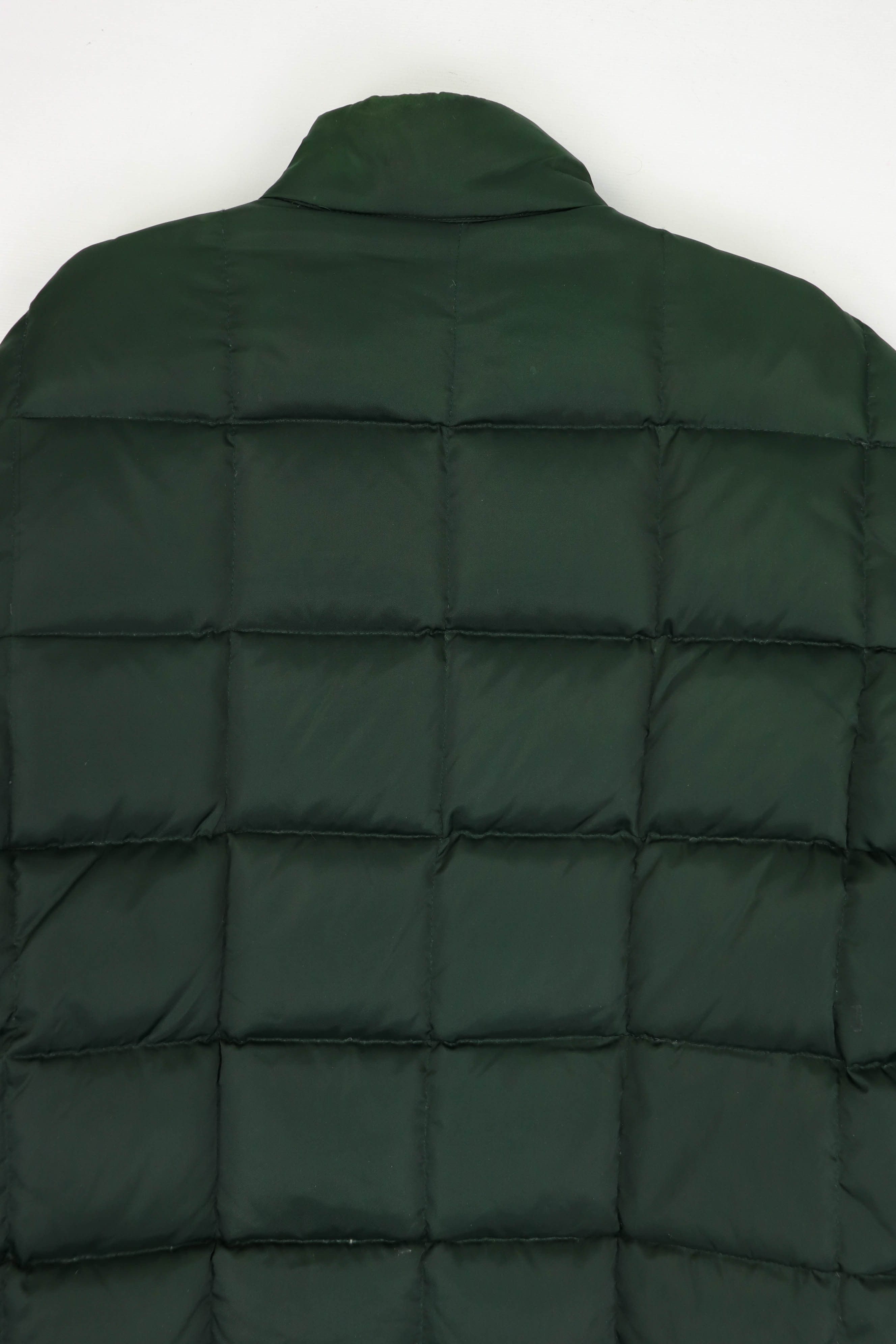 Gap Gap Vintage Green Nylon 3D Panels Quilted Puffer Down Jacket Size US M / EU 48-50 / 2 - 8 Thumbnail