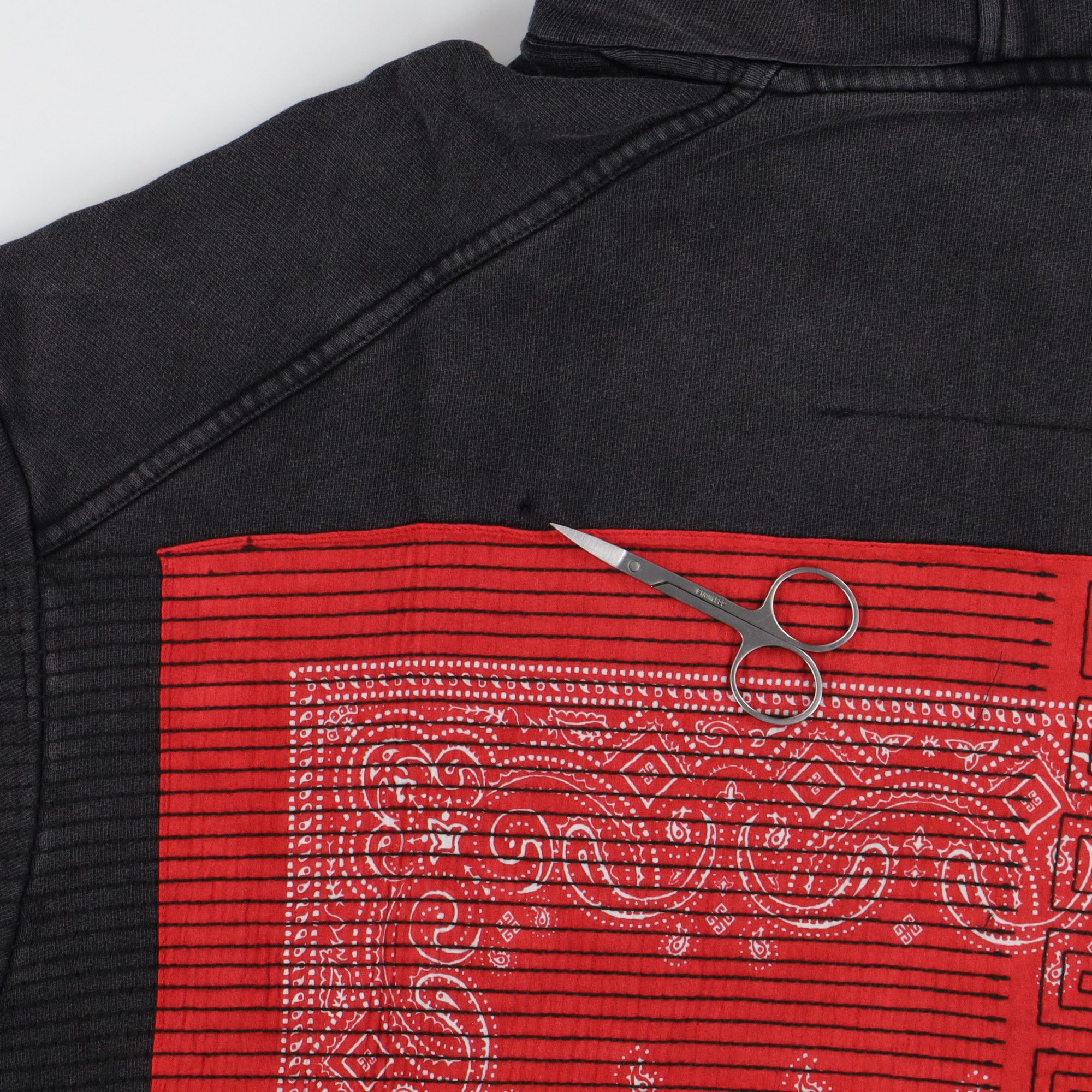 Givenchy Washed Black 4G Bandana Logo Oversized Hoodie Size US XS / EU 42 / 0 - 6 Thumbnail