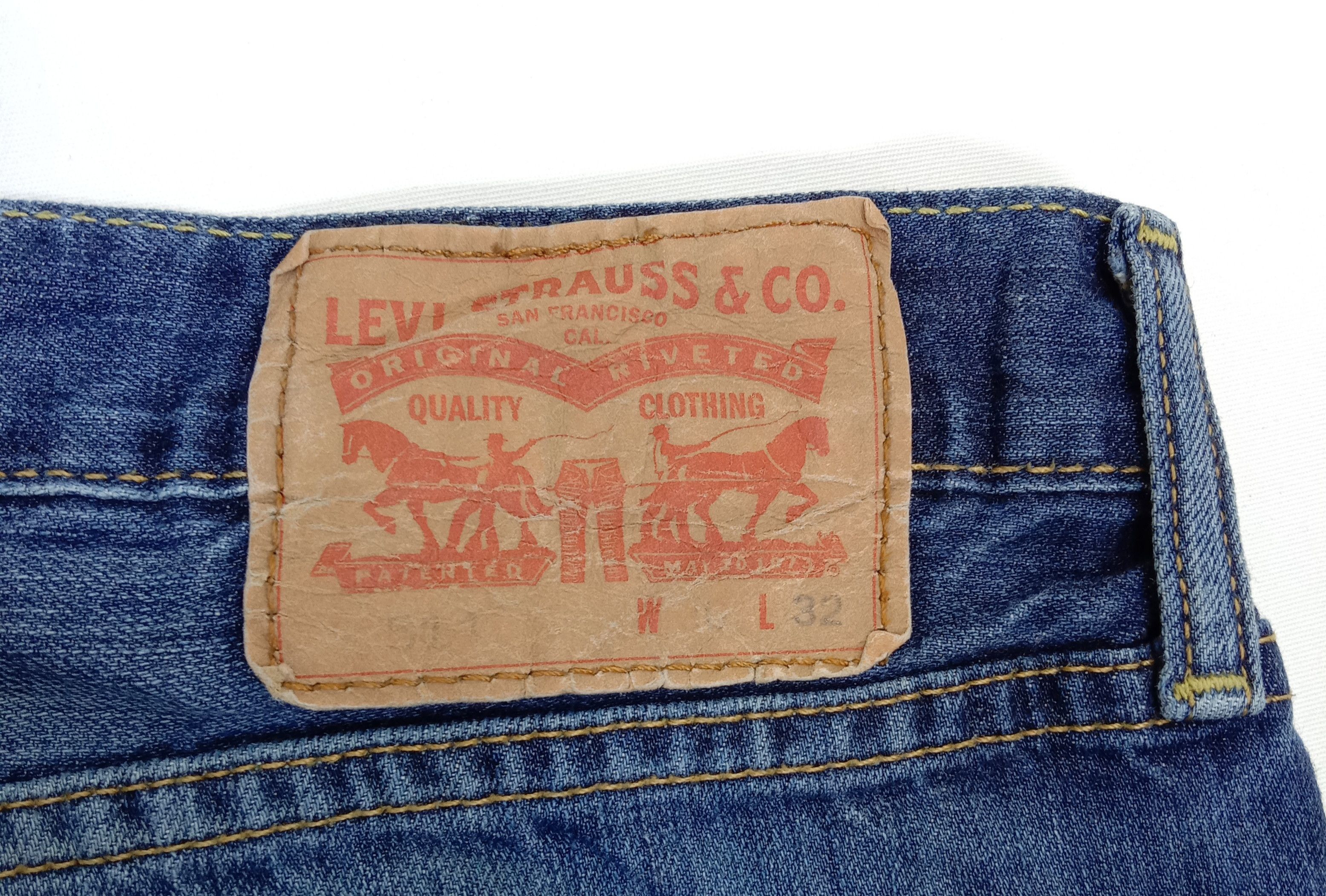 Levi's Vintage Levi's 514 Jeans Earth Tone Straight Fit Denim Size US 36 / EU 52 - 15 Thumbnail
