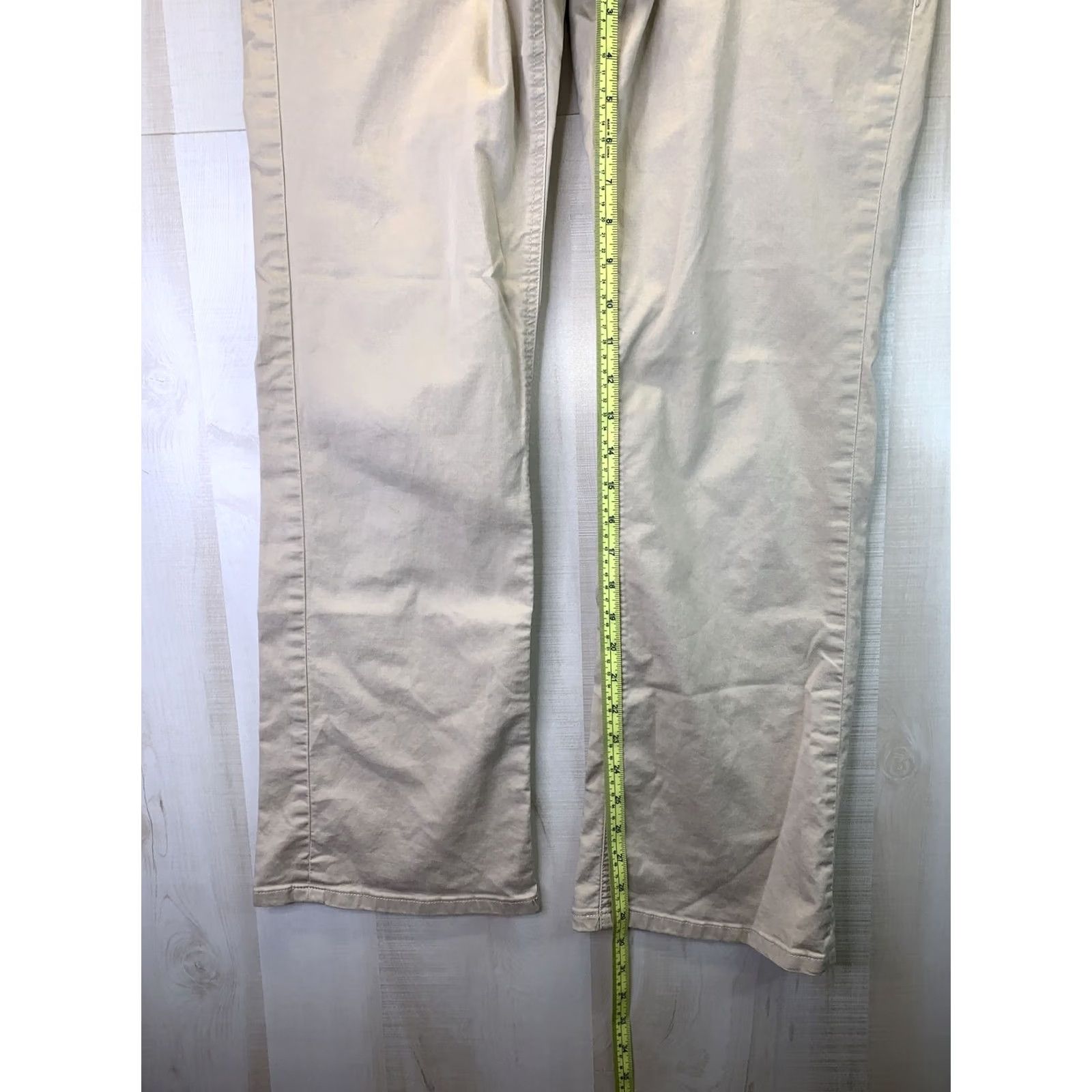 Banana Republic Banana Republic Womens SZ 10 Khaki Wide Leg Pants #2980 Size 32" / US 10 / IT 46 - 5 Thumbnail