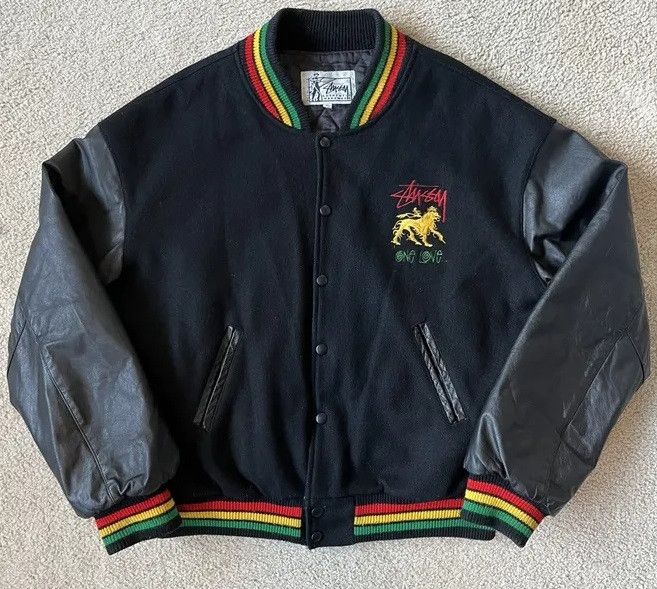 Stussy 1989 Stussy One Love Varsity Jacket Size US XL / EU 56 / 4 - 2 Thumbnail