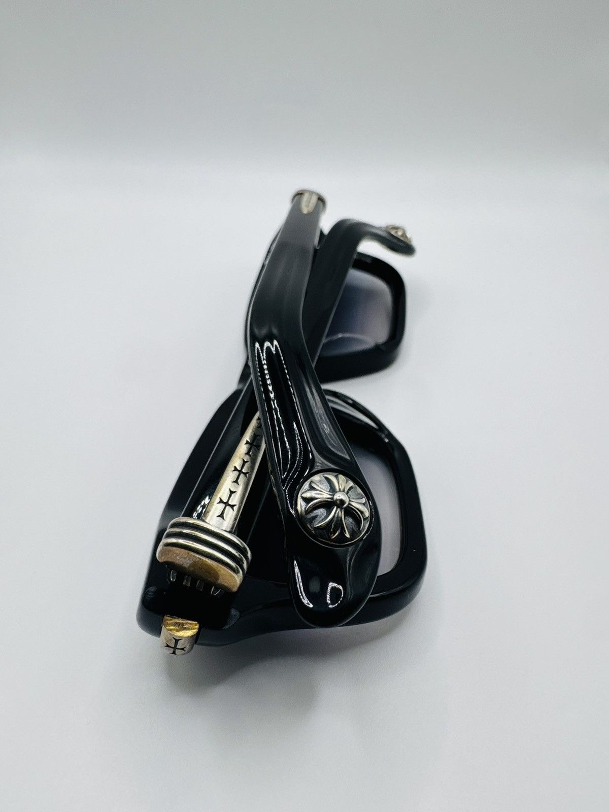 Chrome Hearts Chrome Hearts Trypoleagain Sunglasses Size ONE SIZE - 6 Thumbnail
