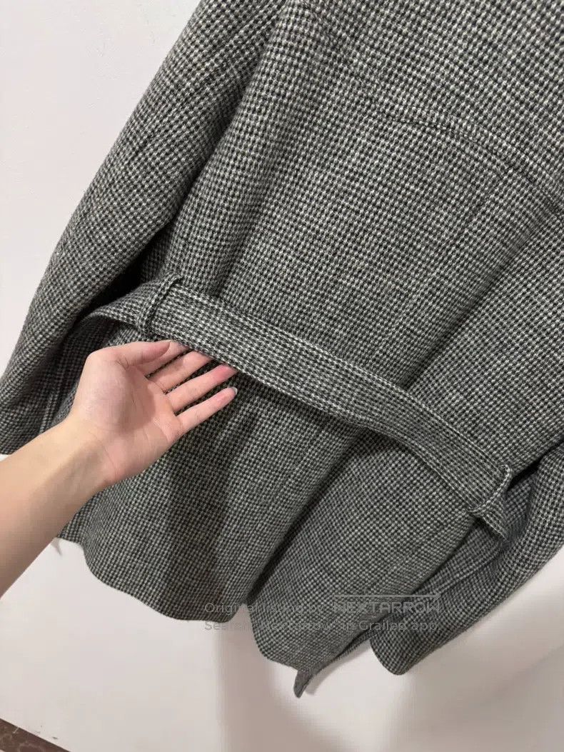 Saint Laurent Paris Saint Laurent Paris Double-breasted houndstooth coat Size US L / EU 52-54 / 3 - 5 Thumbnail