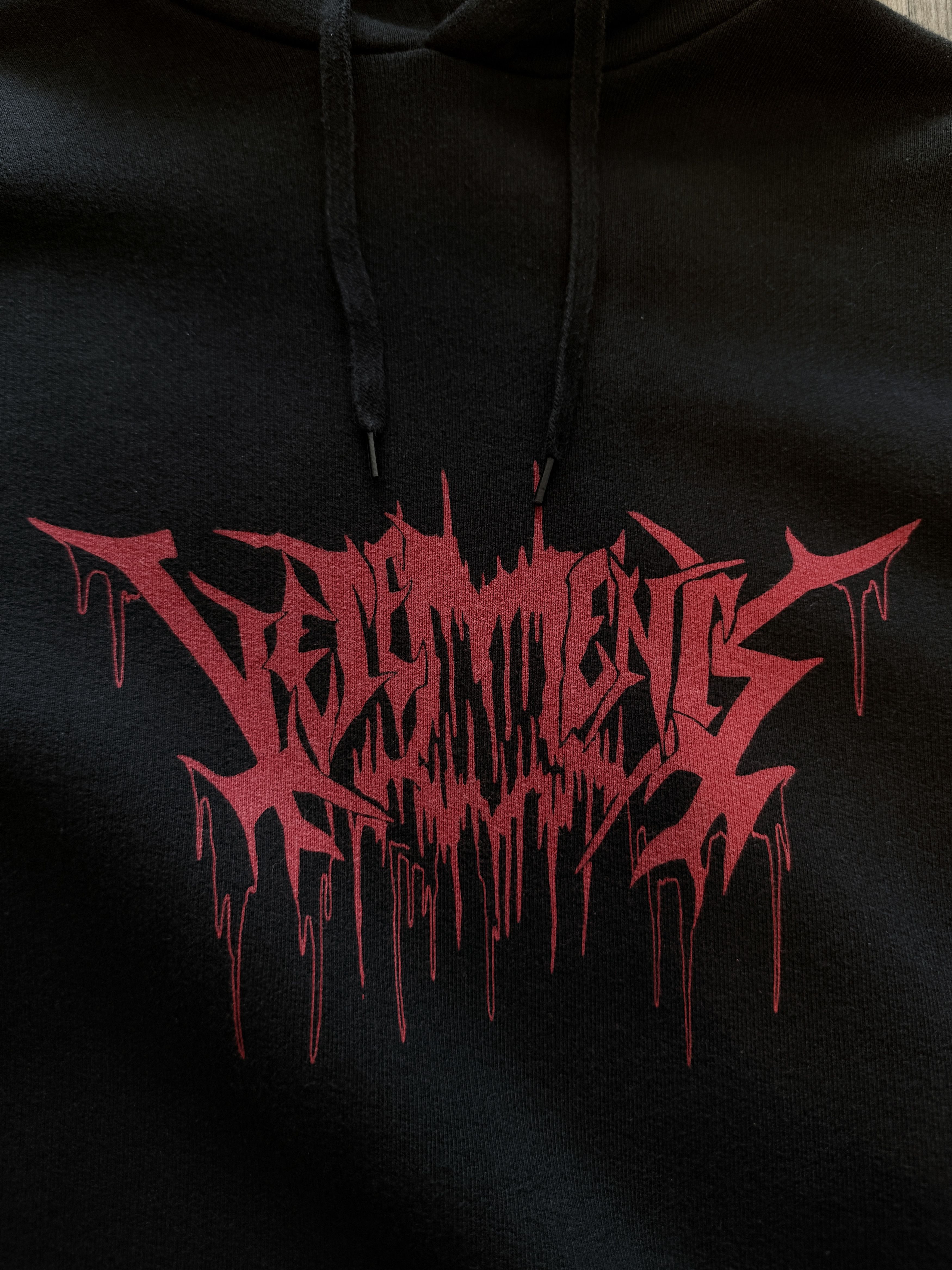 Vetements Vetements 2018 Metal Logo Tour Hoodie Black Size US L / EU 52-54 / 3 - 3 Thumbnail