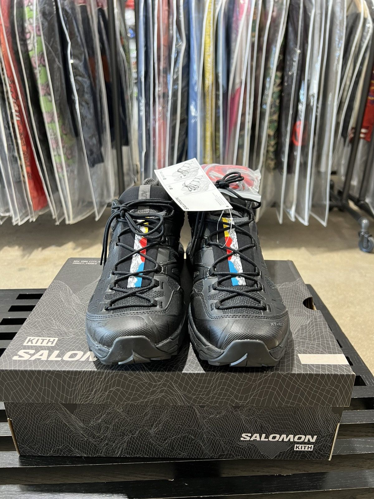 Kith salomon xt 4k black size 12