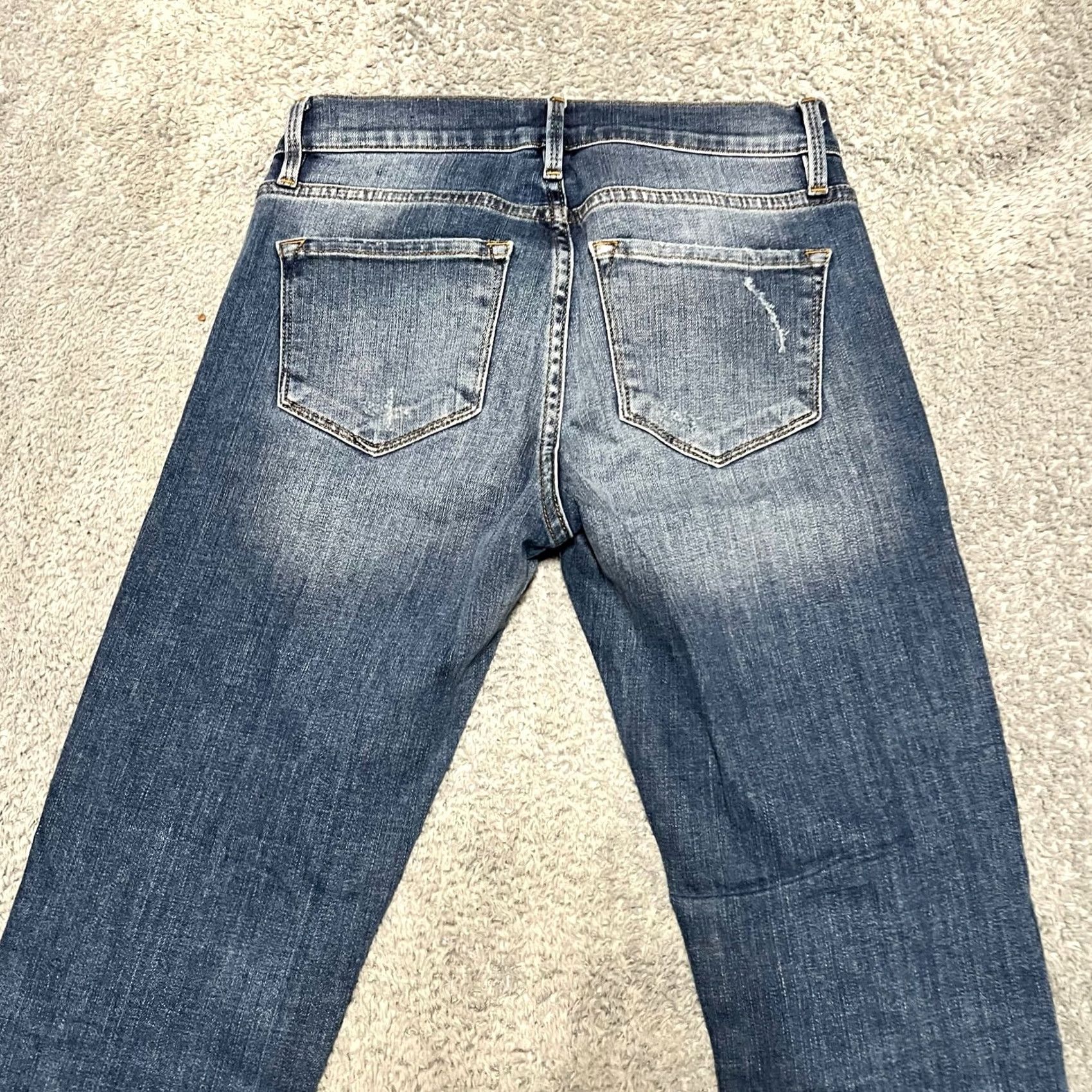 Frame VINTAGE FRAME Denim Womens Jeans Boyfriend 24 Blue Ankle 28x29.5 Womens Boys? Size 42" / US 20 - 4 Thumbnail
