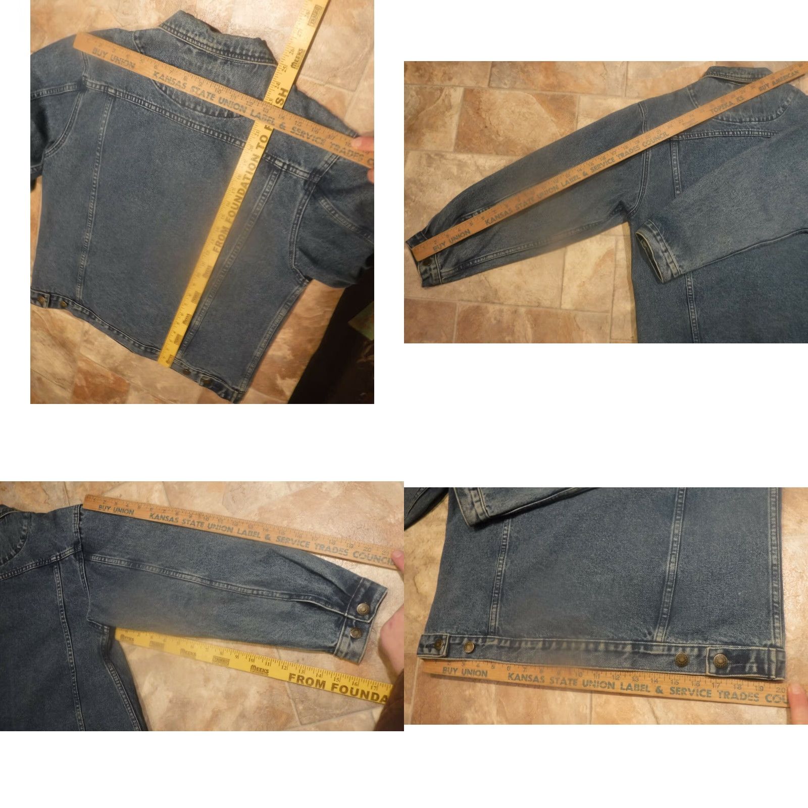 Vintage Vintage Cabela's Women's Small Blue Denim Trucker Jacket 4 Pocket 80s 90s Casual Women's Size 28" / US 6 / IT 42 - 8 Thumbnail