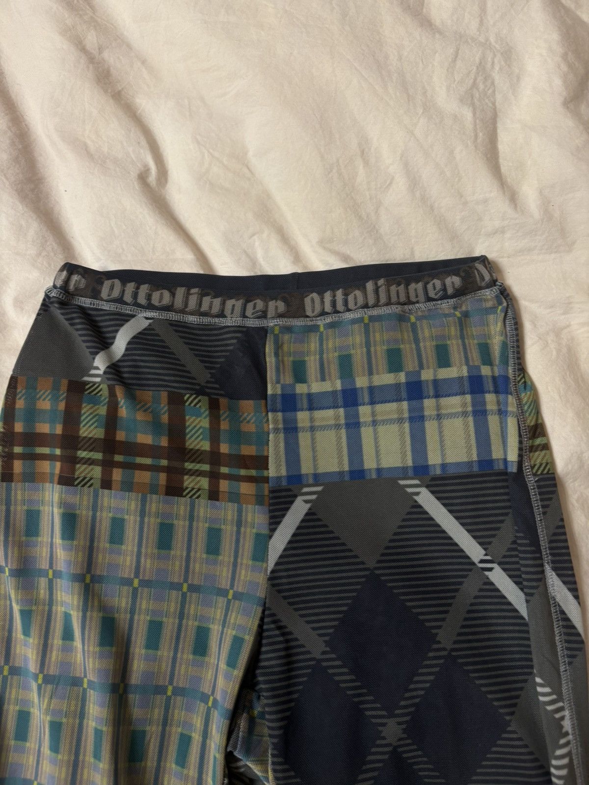 Ottolinger Plaid print pants Size 32" / US 10 / IT 46 - 4 Thumbnail