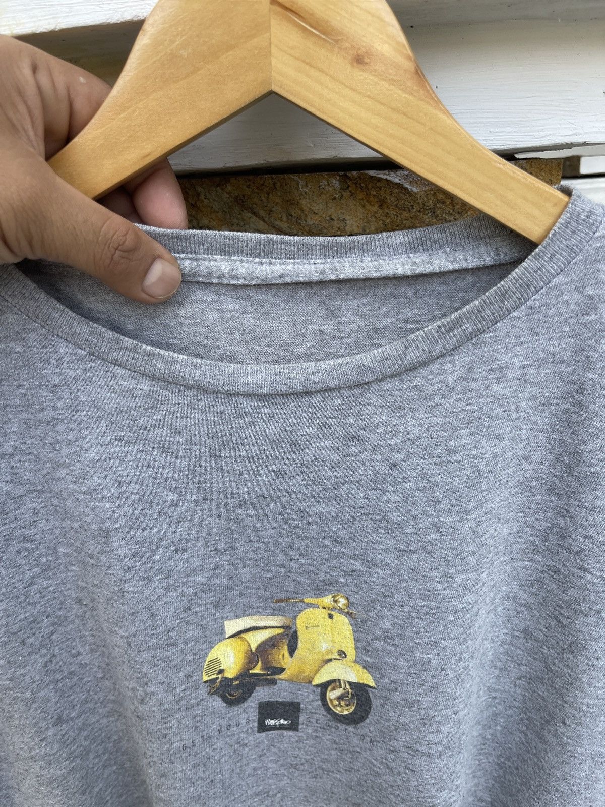 Mossimo × Vintage Last Drop🔥Very Rare🔥Vintage MOSSIMO Vespa Scooter T-Shirt Size US XL / EU 56 / 4 - 5 Thumbnail