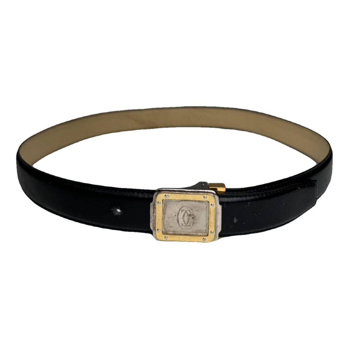 Cartier Black Leather Belt Size ONE SIZE - 1 Thumbnail