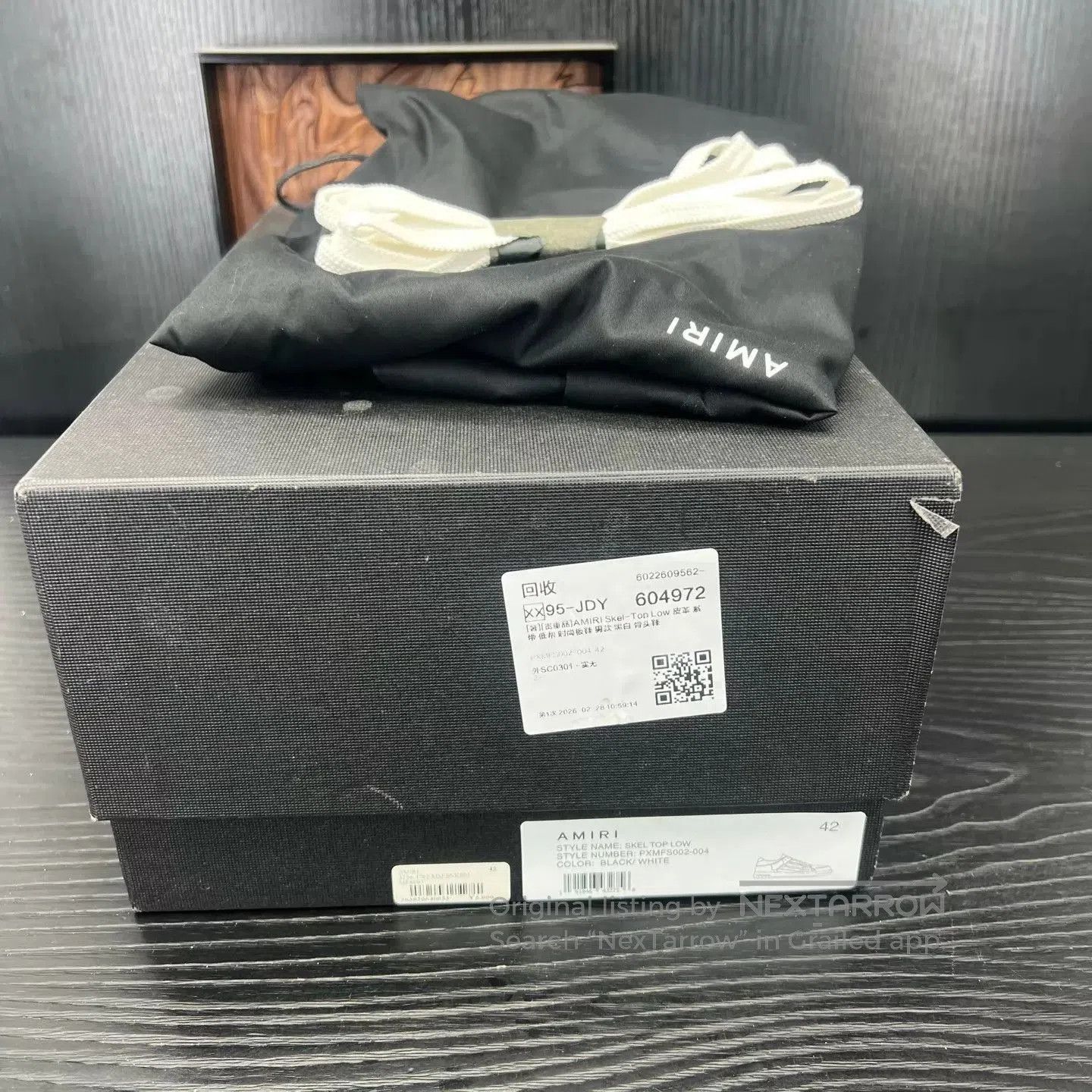 Amiri Black Low-Top Sneakers Size 9. Size US 9 / EU 42 - 9 Thumbnail