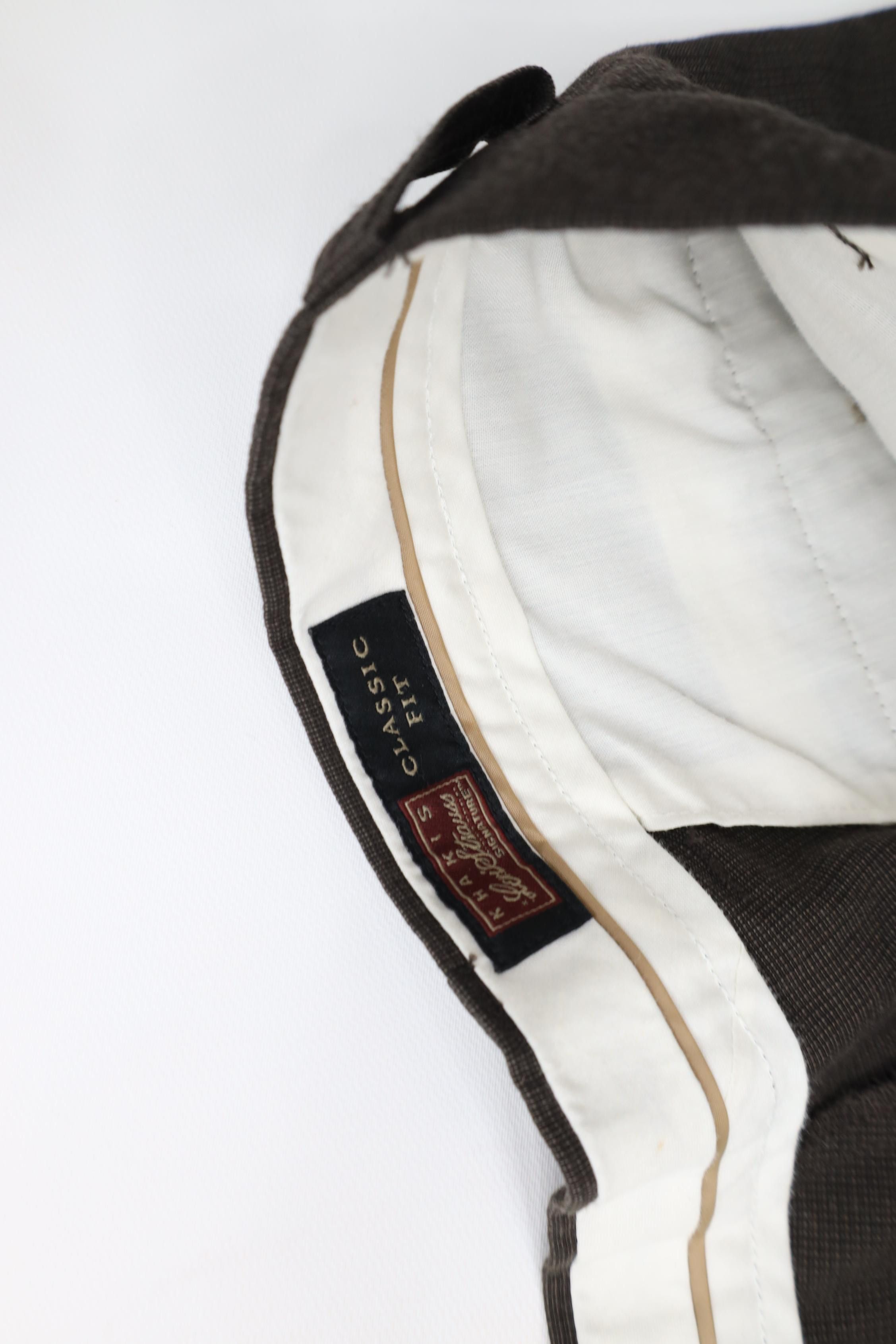 Levi's Vintage Y2K 2005 Levis Knit Wide Leg Chino Pants Brown Plaid Size US 34 / EU 50 - 6 Thumbnail
