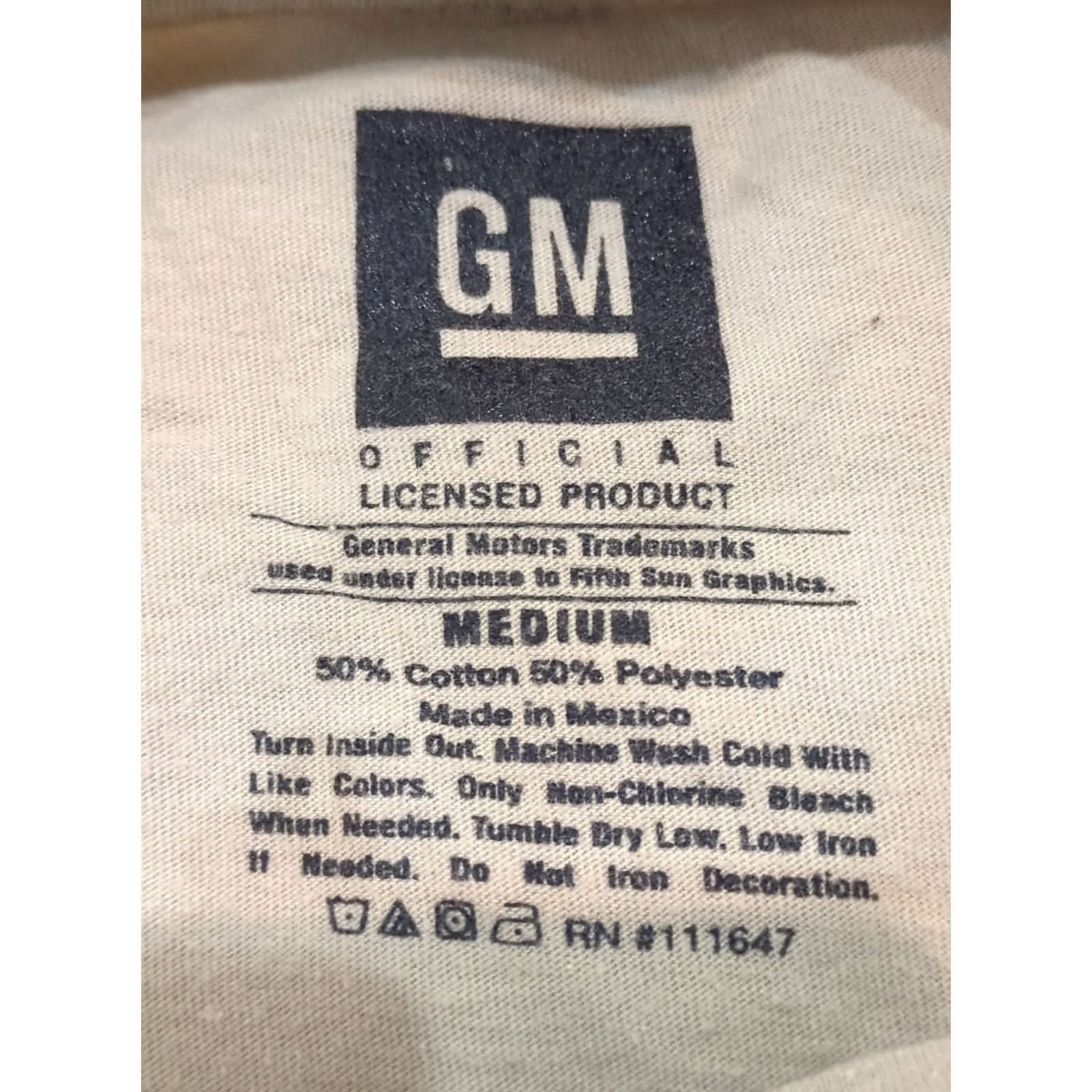 Vintage VINTAGE Chevy Corvette C2 Stingray T Shirt Ladies Medium Tan Beige GM Chevrolet 1965 Cars America Womens Size M / US 6-8 / IT 42-44 - 3 Thumbnail