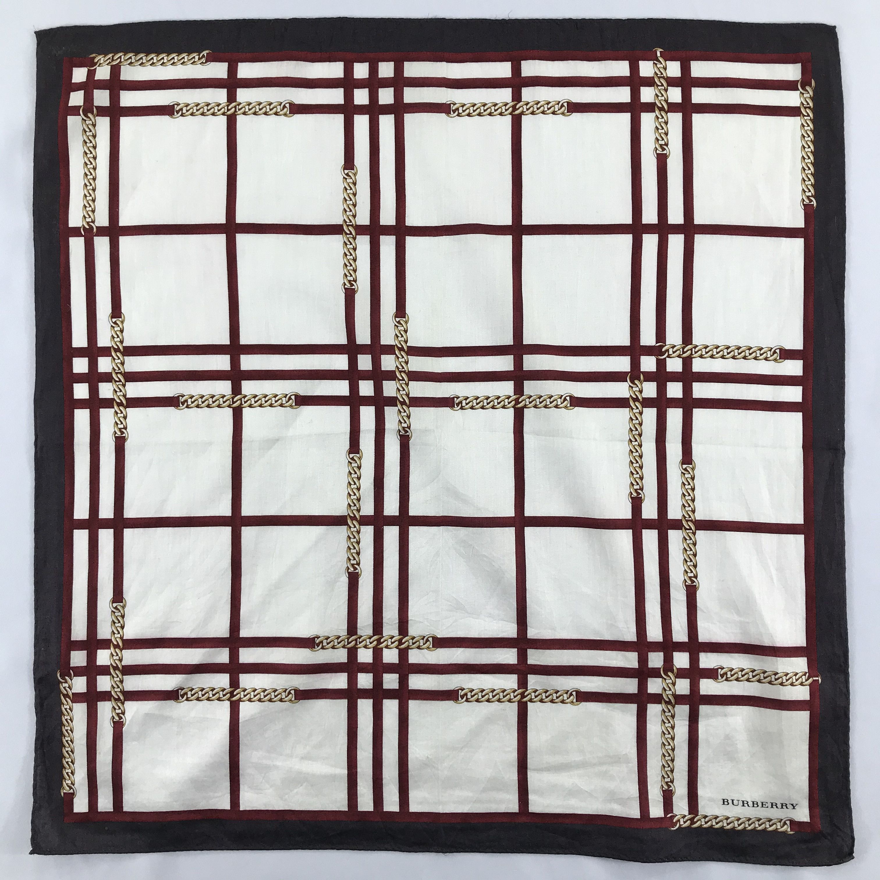 Burberry × Vintage Burberry Handkerchief / Neckerchief / Bandana Size ONE SIZE - 3 Thumbnail