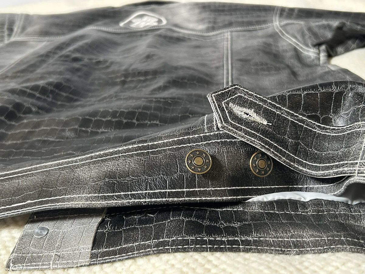 Other Genuine Leather Jacket - Gator Skin Design Size US L / EU 52-54 / 3 - 8 Thumbnail