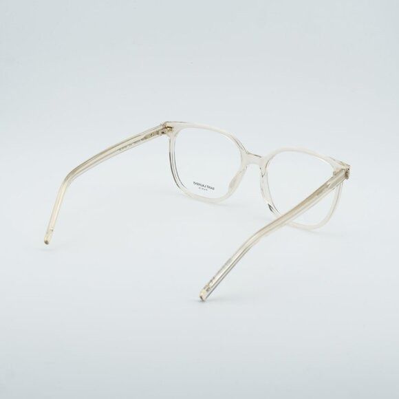 Saint Laurent Paris Saint Laurent SL M155 004 Eyeglasses Transparent Ivory 55mm Size ONE SIZE - 10 Thumbnail