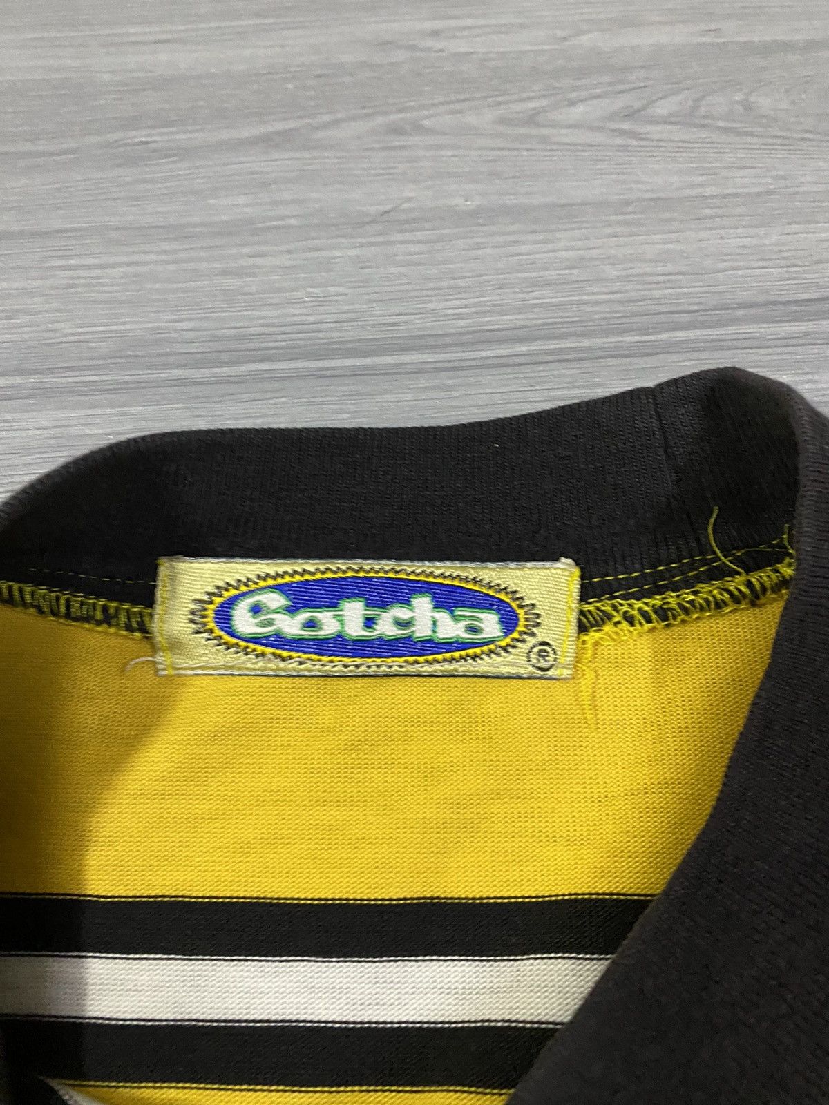 Gotcha Vintage 🔥RARE🔥 Gotcha Striped Tee Size US XL / EU 56 / 4 - 8 Thumbnail