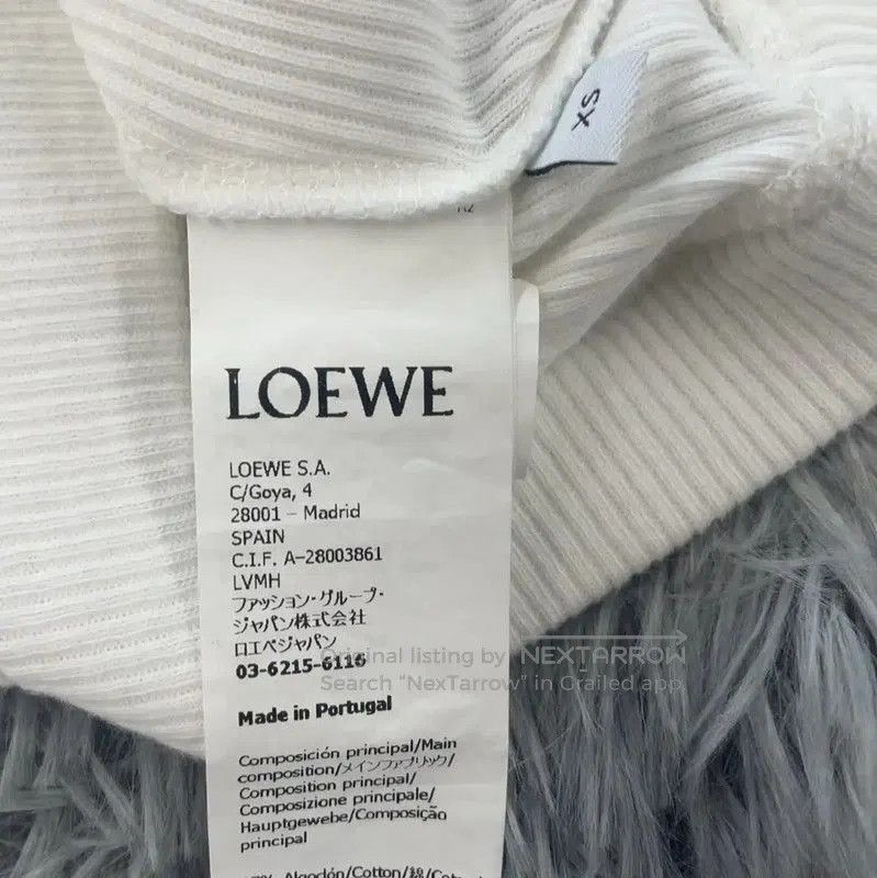 Loewe Loewe White Cotton Crop Top . Size XS / US 0-2 / IT 36-38 - 4 Thumbnail