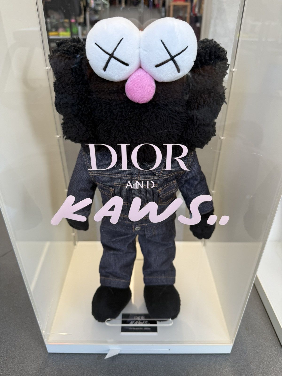 Dior × Kaws 2019 Kaws BFF Dior Plush Set Of 2 Pink & Black Size ONE SIZE - 2 Thumbnail