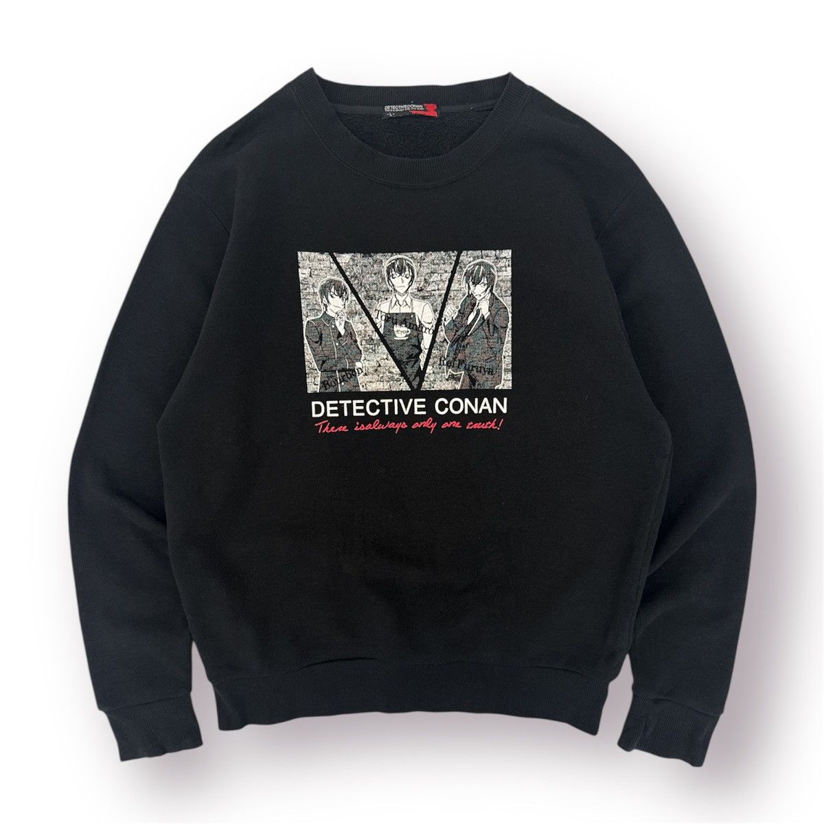 Anime 🔥 Y2K Japan Ditective Conan Aoyama Gosho Sweatshirt - L Size US M / EU 48-50 / 2 - 1 Thumbnail