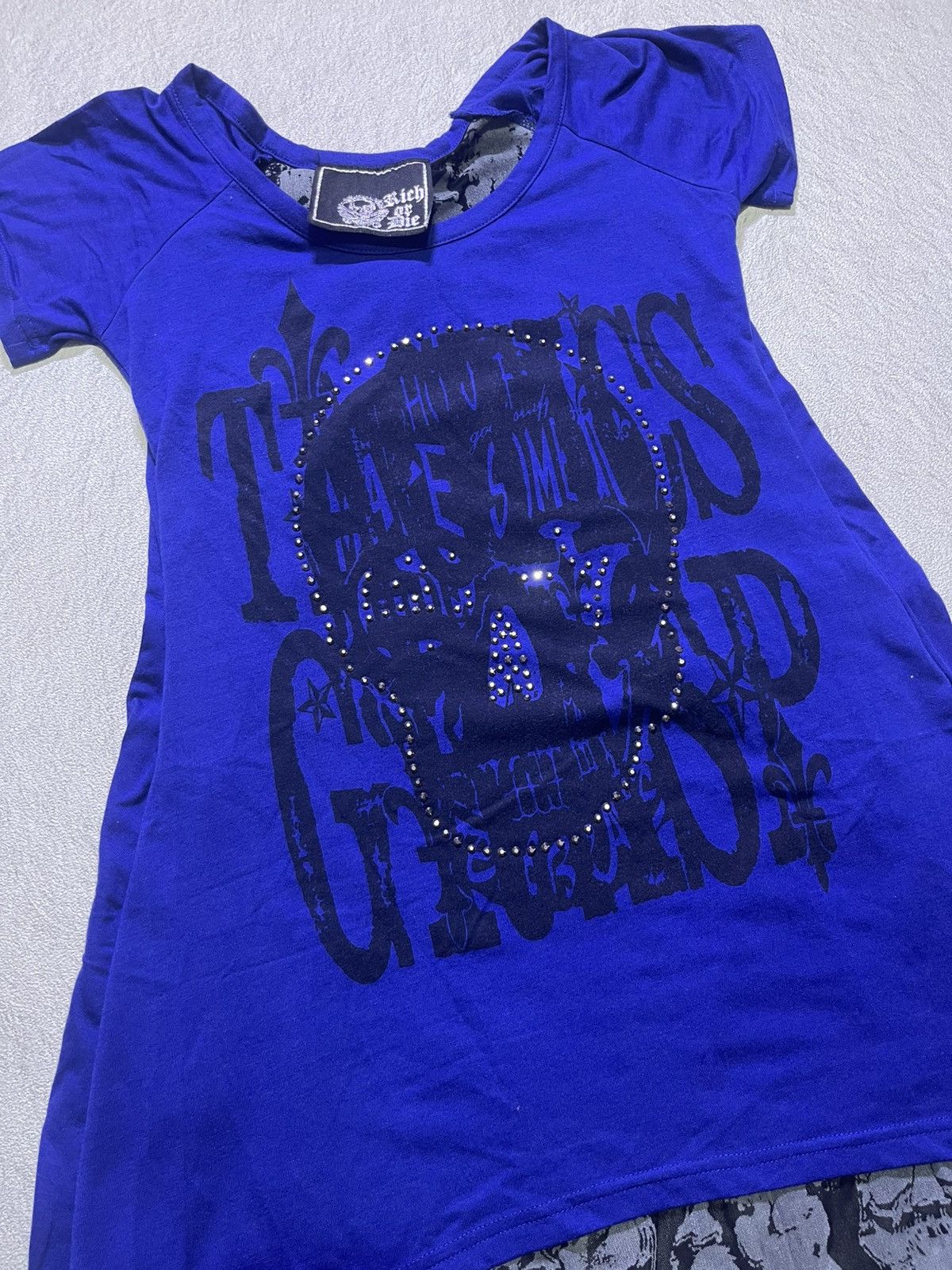 Hysteric Glamour Y2K RICH OR DIE short sleeve tshirt Size S / US 4 / IT 40 - 2 Thumbnail