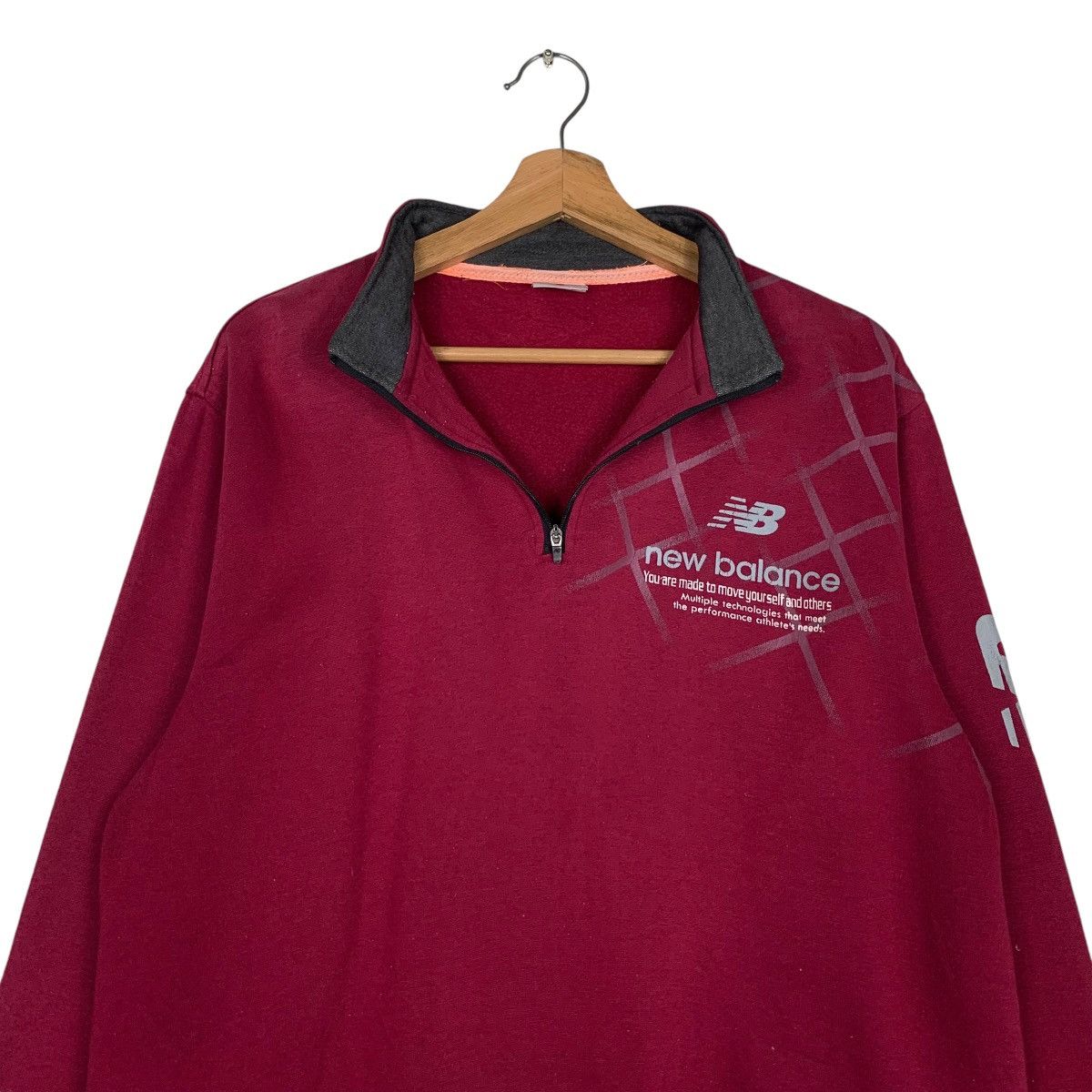 New Balance NEW BALANCE Half Zip Turtleneck Sweatshirt #1533-C69 Size US L / EU 52-54 / 3 - 10 Thumbnail