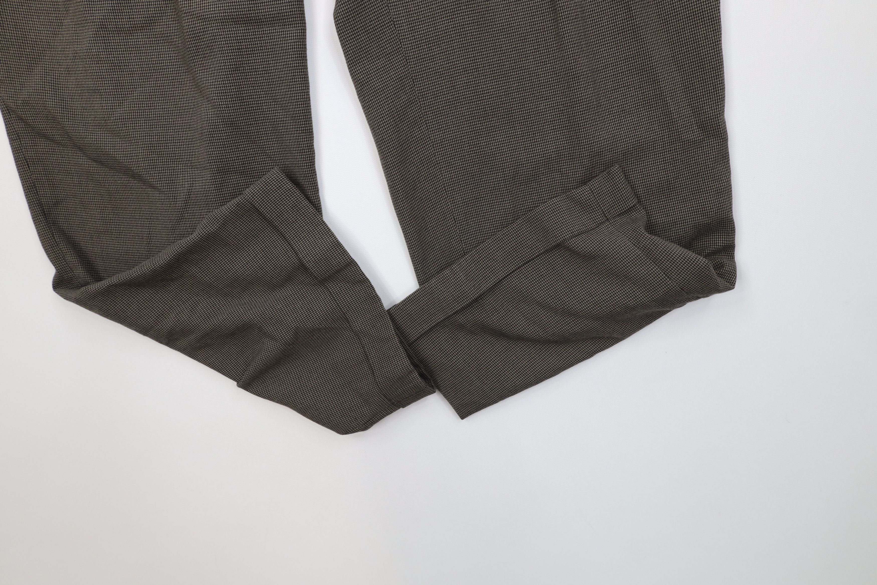 Vintage Vintage 90s Streetwear Houndstooth Wide Leg Chino Pants Size US 34 / EU 50 - 5 Thumbnail
